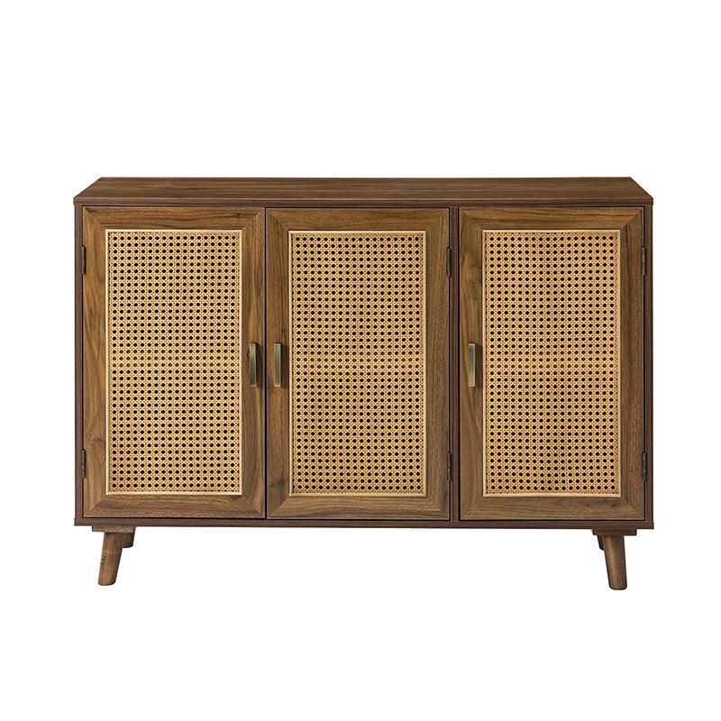 Dario 3-Door Accent Cabinet - Stylish Storage Solution for Living Room, Bedroom & Entryway | Solid Wood Furniture for Home Decor