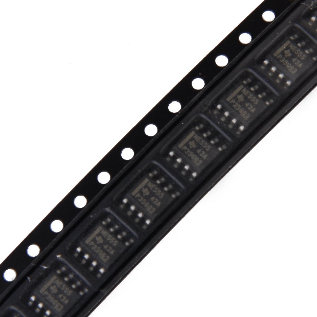 Flameer 10pcs NE555 555 SMD Timer IC Module SOP8 Integrated Circuit Chips 4.5V-16V - Perfect for DIY Electronics, Robotics, and Timer Circuit Projects