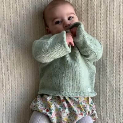 Cozy Baby Slouchy Sweater - Soft & Comfortable Knit Pullover for Infants & Toddlers - Perfect for Playtime, Outings & Photo Shoots