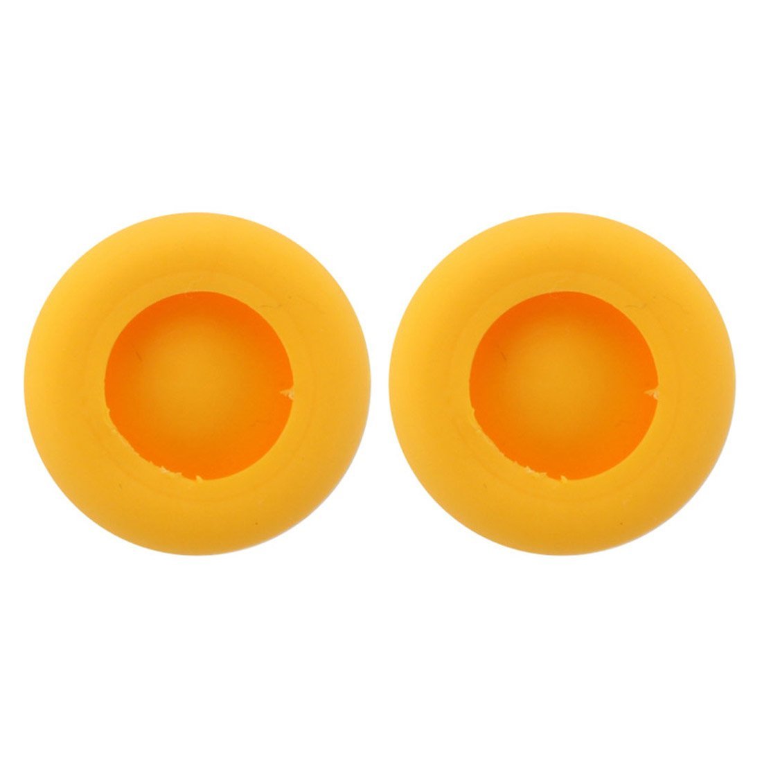 Wortek Silicone Thumb Grip Control Stick Caps for PS2, PS3, PS4, PS5, Xbox, Xbox 360, Xbox One, Xbox Series X & Nintendo Switch - Yellow | Ergonomic Gaming Accessories for Enhanced Comfort and Precision