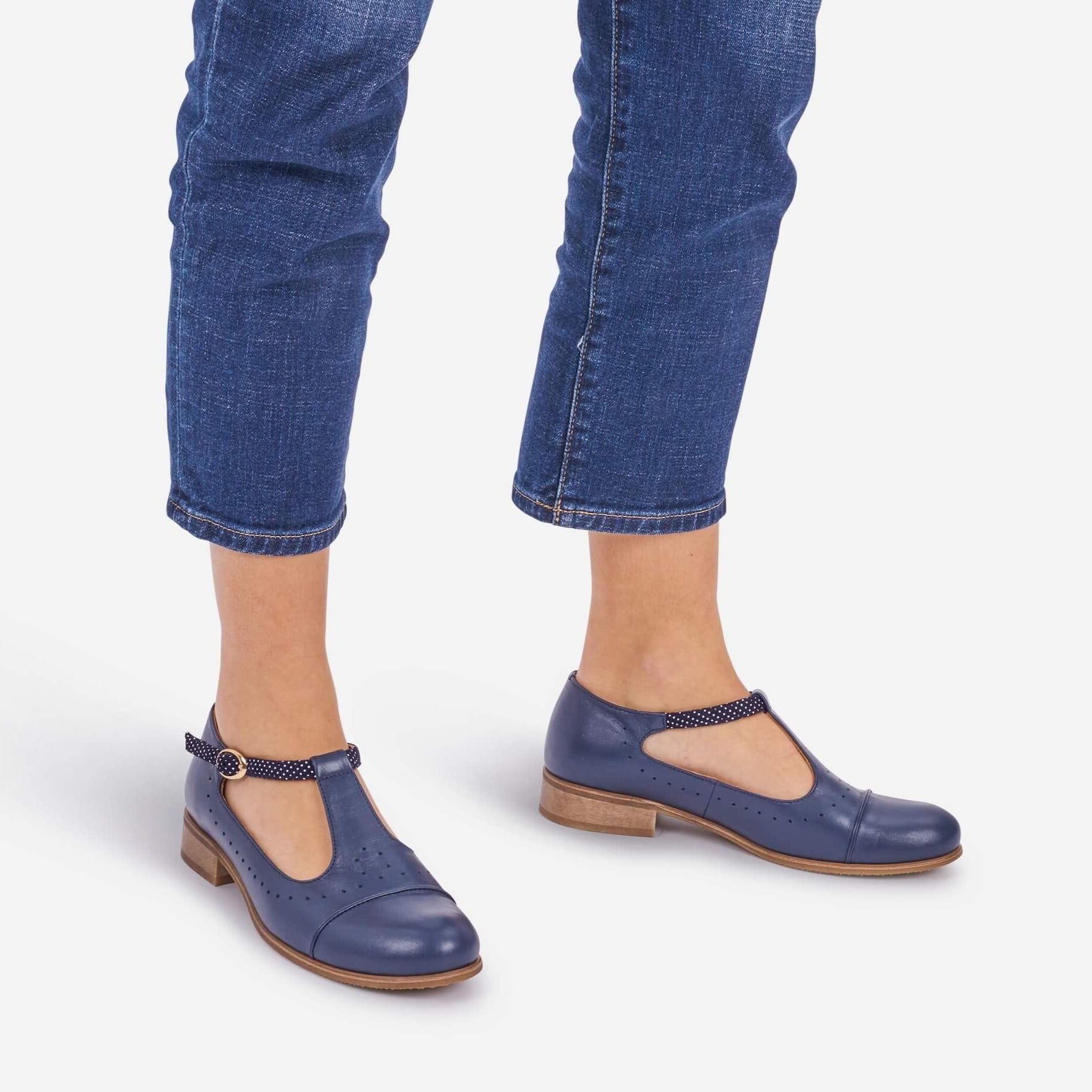 Jane Mary Janes Women's Comfortable Casual Shoes for Walking, Work & Everyday Wear | Slip-Resistant & Lightweight