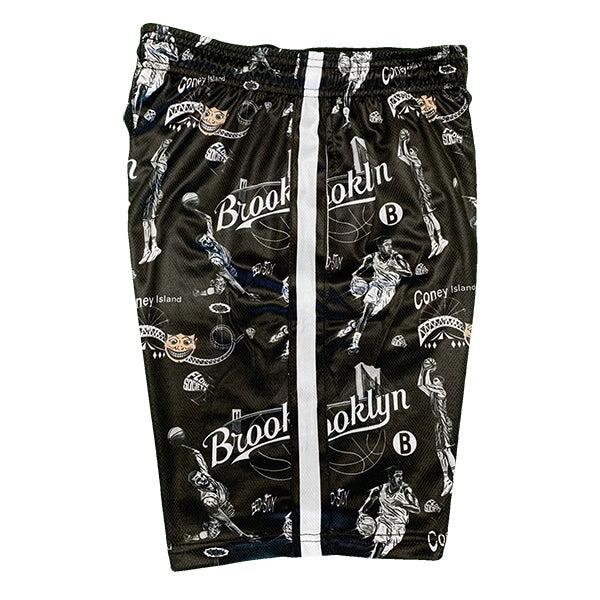 Men's Brooklyn Basketball Flow Shorts - Breathable Quick-Dry Athletic Shorts for Basketball, Running & Gym Workouts - Perfect for Training, Casual Wear & Outdoor Sports