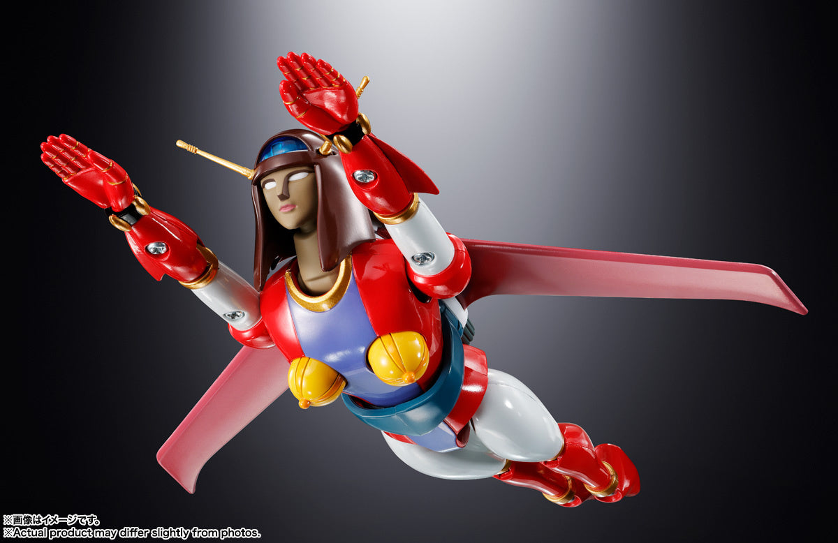 Bandai Soul of Chogokin GX-114 Janus & GX-12R Venus A Great Mazinger Action Figure Set - Premium Collectible Robot Toy for Anime Fans & Display