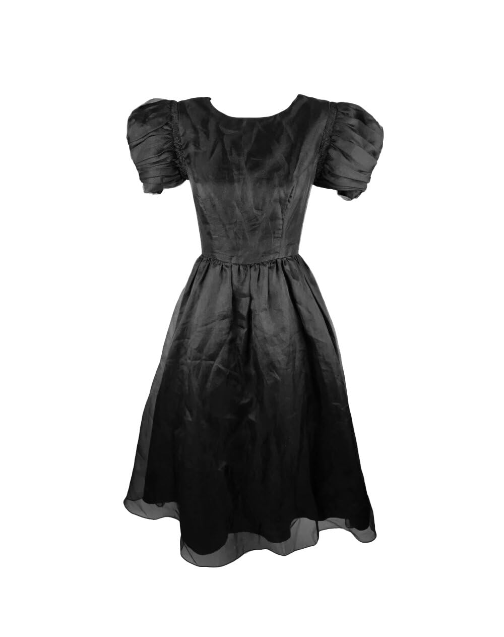 80s Retro Prom Dresses for Women - Puff Sleeve Short Homecoming Party Dresses - Vintage Inspired Formal Gowns for Prom Night, School Dance & Special Occasions