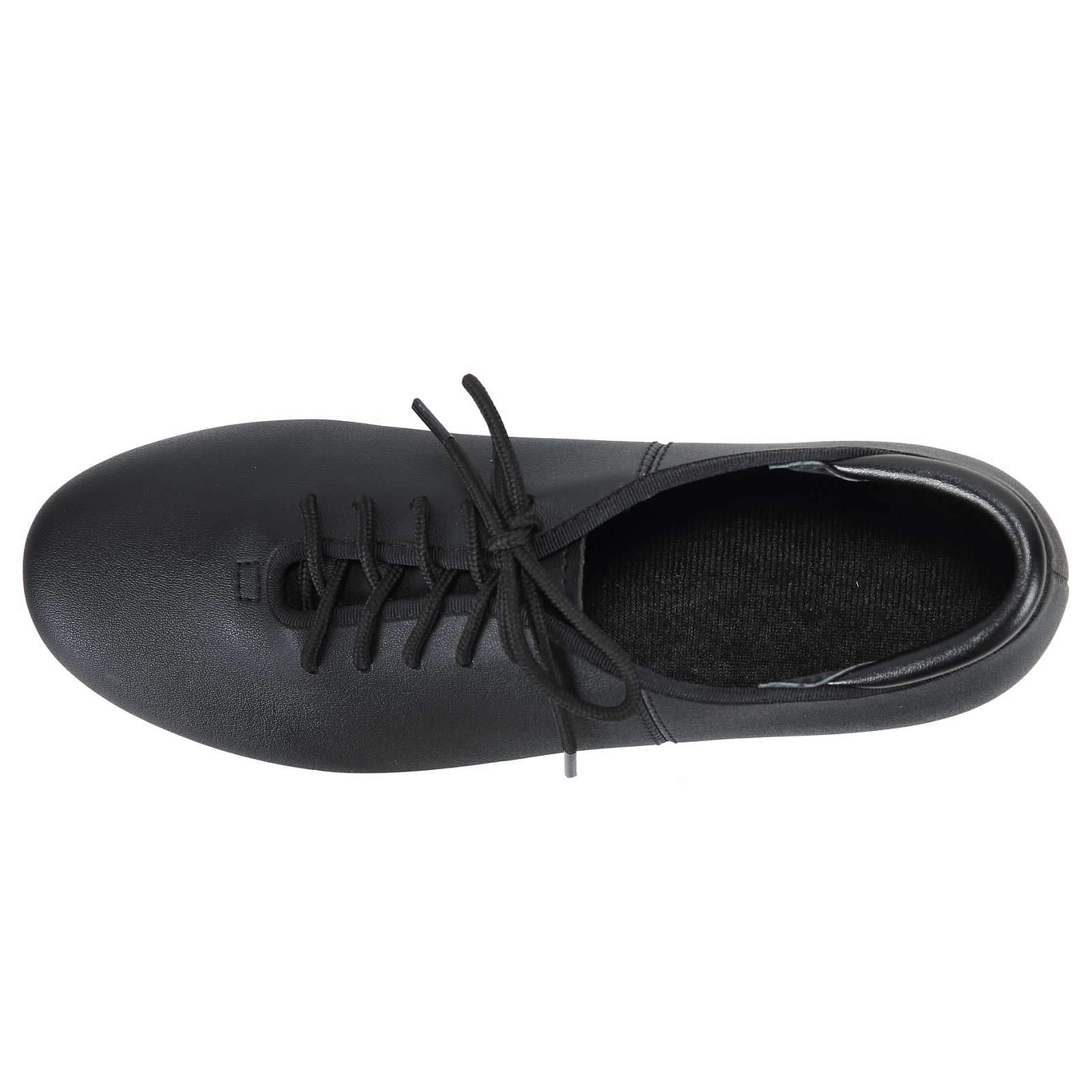 Linodes PU Leather Lace Up Tap Shoes for Women & Men - Professional Dance Shoes for Jazz, Ballet & Broadway Performances
