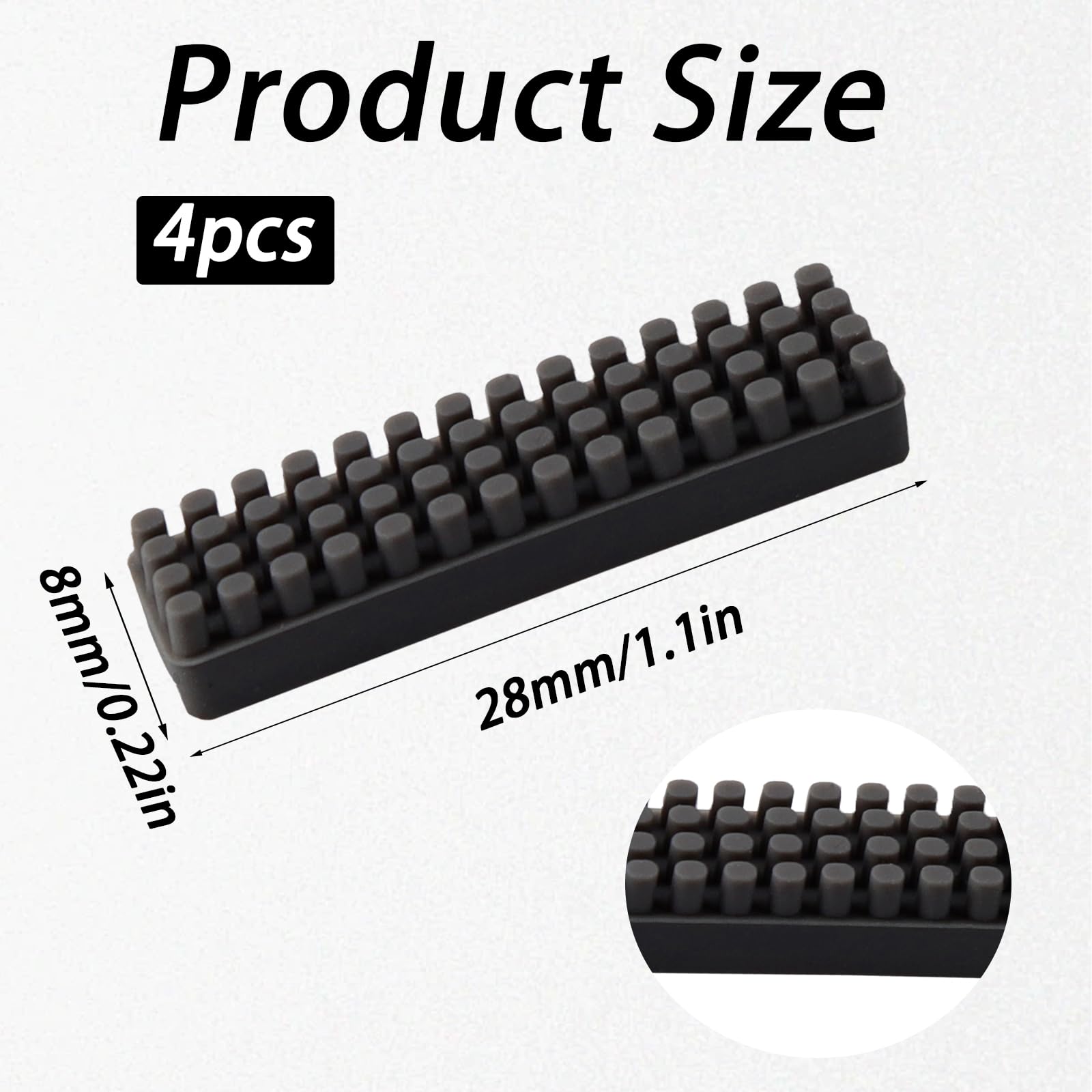 4Pcs 3D Printer Cleaning Tool Kit for BambuLab A1 Mini - Nozzle Brush, Mini Wiper & Silicone Brush with Soft Bristles - Essential Maintenance Accessories for Smooth Printing - Perfect for PLA, ABS & Resin Filament Cleaning