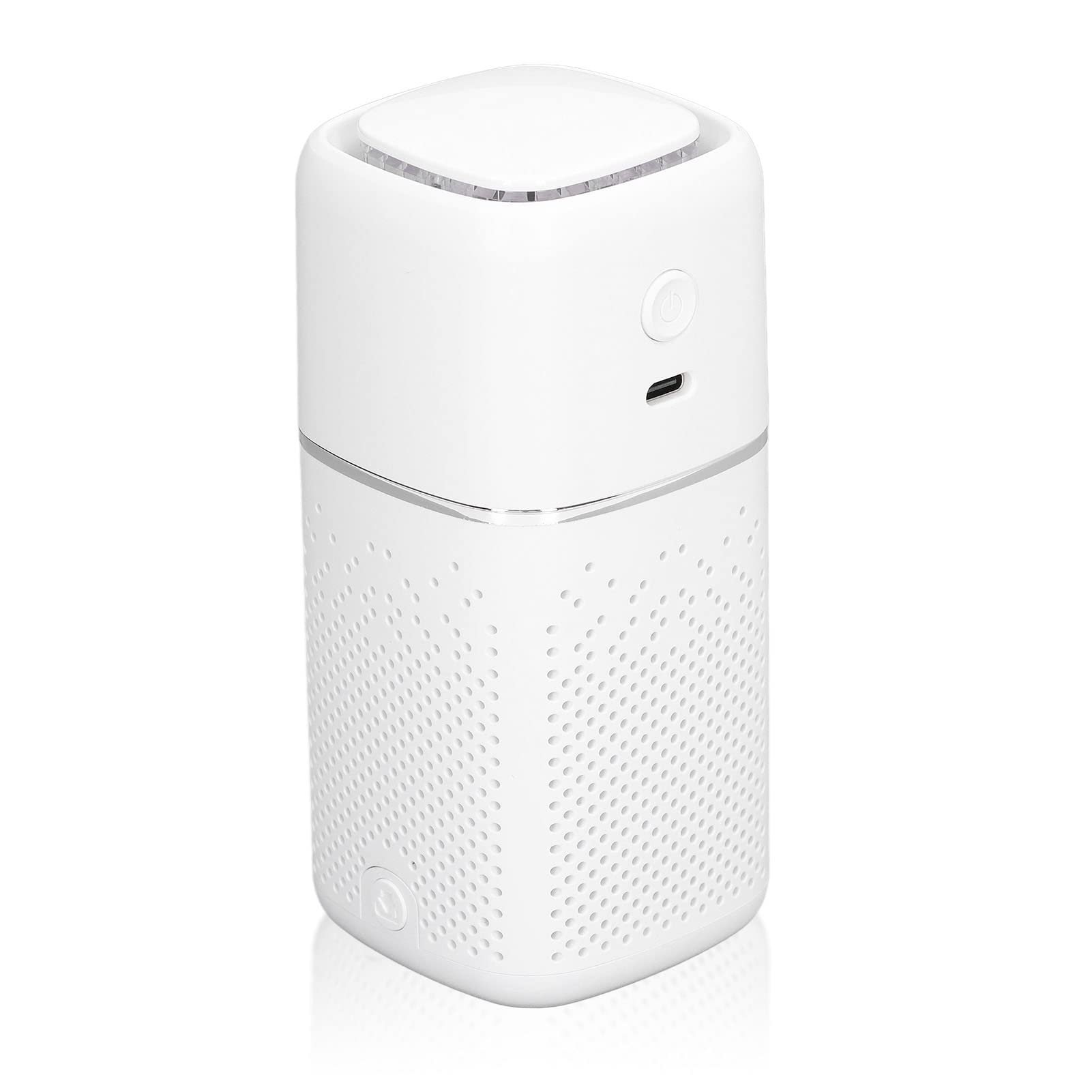 Jiawu Automatic Negative Ion Air Purifier - USB Powered Air Filter with 30 Million Anions - Eliminates Dust, Pollen & Odors - Perfect for Office, Home & Bedroom Use