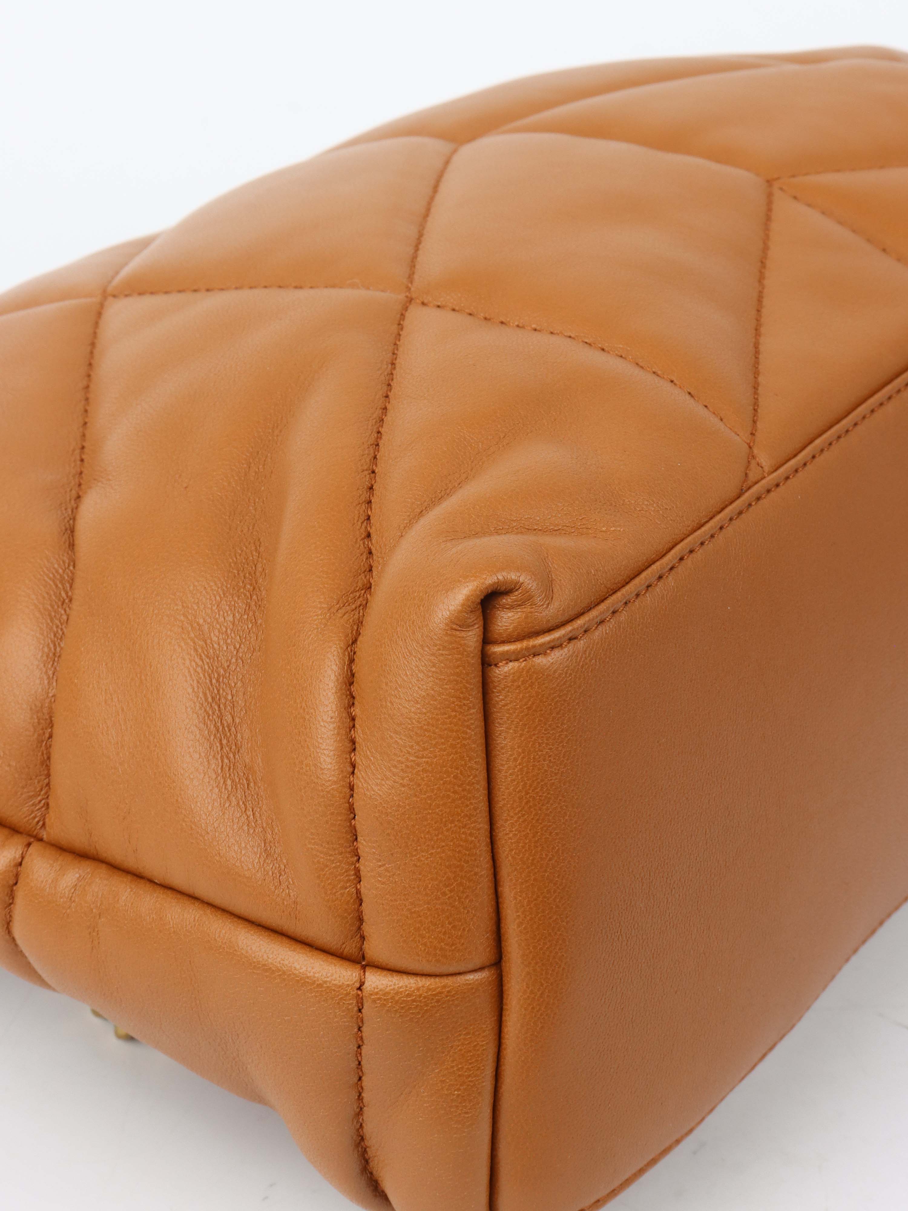 Saint Laurent Caramel Puffer Small Crossbody Bag - Luxury Leather Shoulder Purse for Women | Perfect for Date Night, Travel & Everyday Use