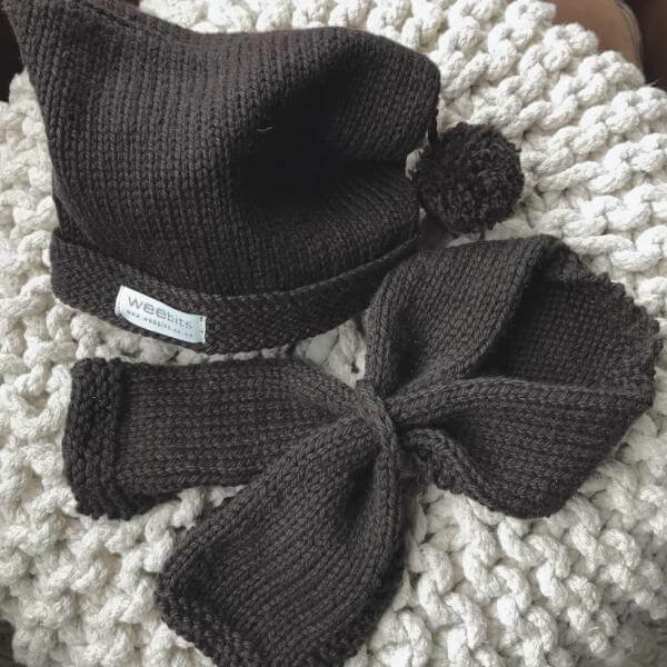 Cozy Pompom Beanie and Scarf Set for Women - Winter Knit Hat & Warm Infinity Scarf - Perfect for Snow Days, Skiing, and Outdoor Activities