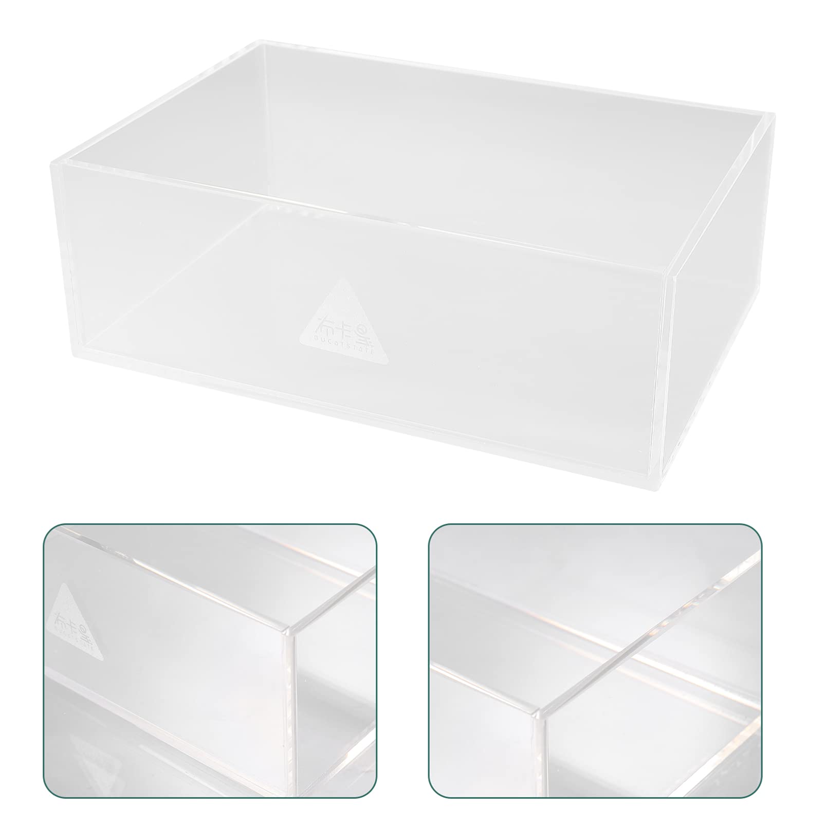 POPETPOP Small Animal Bathtub - Portable Hamster Bath Container, Chinchilla Sandbox & Pet Bathing Tub for Dwarf Hamsters, Gerbils, Mice | Durable Plastic Pet Supply for Cage Cleaning & Grooming