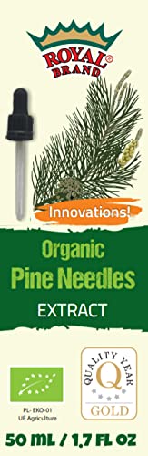 Organic Pine Needles & Pine Buds Extract Tincture - 50ml (1.7 FL OZ) - Natural Herbal Remedy for Respiratory Health & Immune Support - Perfect for Aromatherapy, DIY Skincare & Holistic Wellness