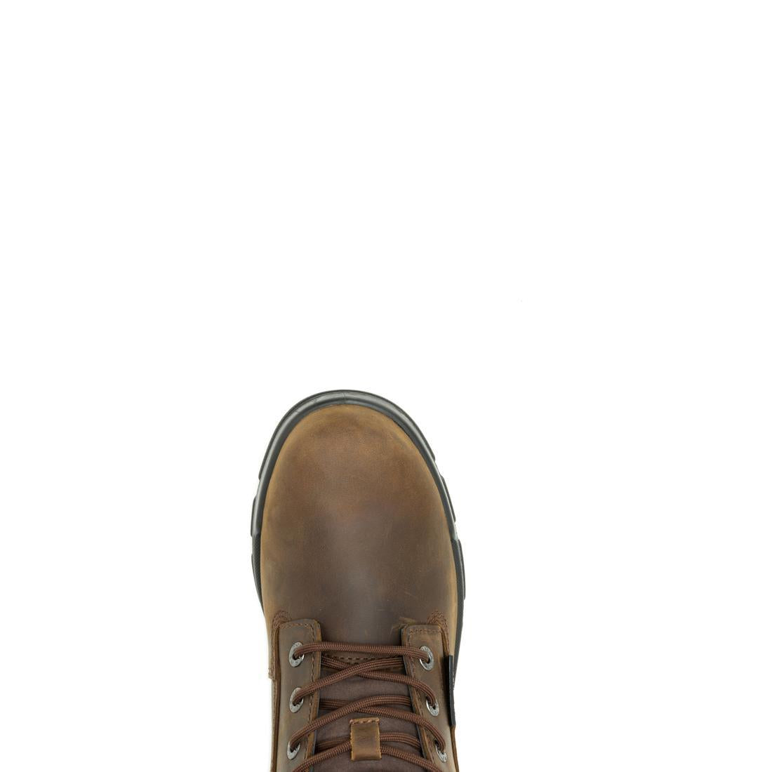 DuraShocks® SR Icon 6 Soft Toe Work Boots for Men - Dark Brown Safety Shoes for Construction, Warehouse & Outdoor Work - Comfortable & Durable Work Boots