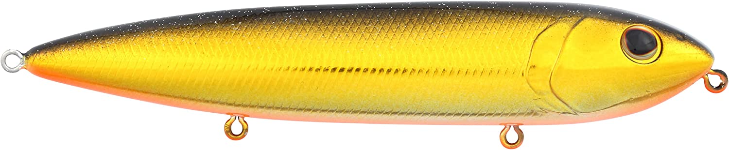 Berkley J Walker Saltwater Topwater Fishing Lure with Weighted Tail - Perfect for Saltwater Bass and Inshore Fishing
