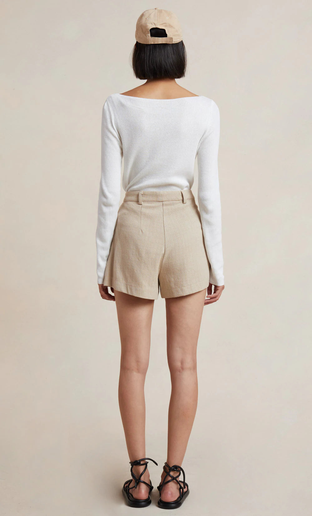 Billie Short Almond - Women's Casual Shorts for Summer, Comfortable & Stylish - Perfect for Beach, Travel, and Everyday Wear