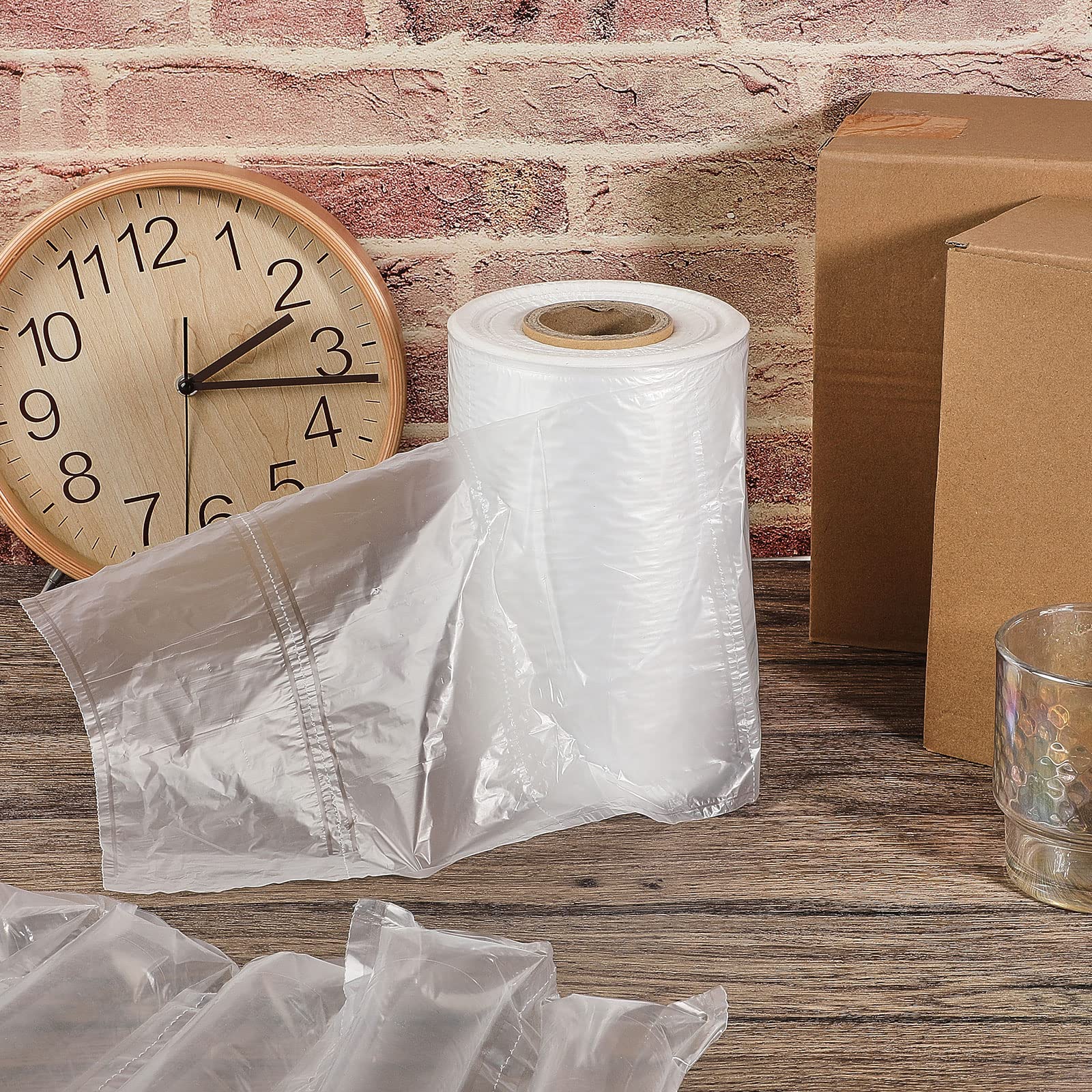 3000 Count Marsui Air Pillow Cushion Film Roll - 984ft x 4