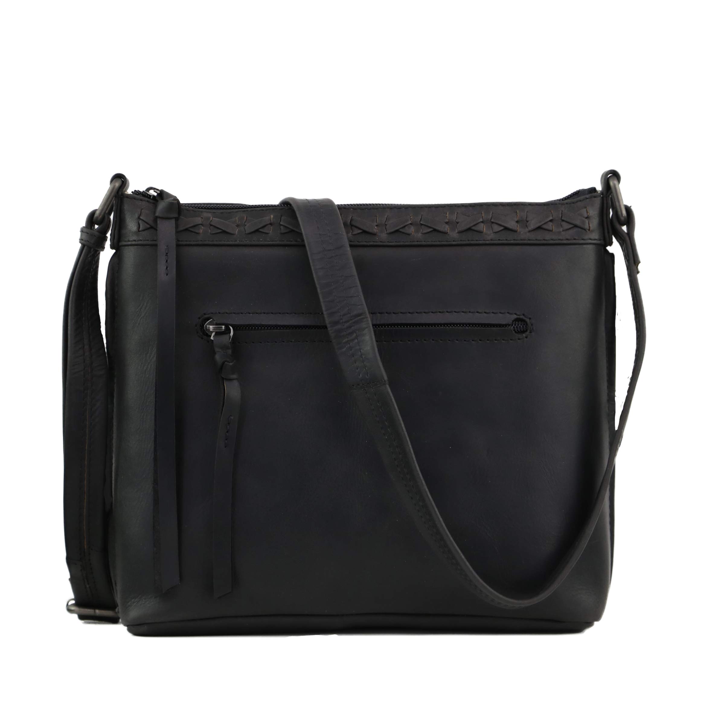 Lady Conceal Faith Leather Crossbody Purse for Women - Concealed Carry Handbag with YKK Locking Universal Holster - Stylish Shoulder Bag for Everyday Use & Travel