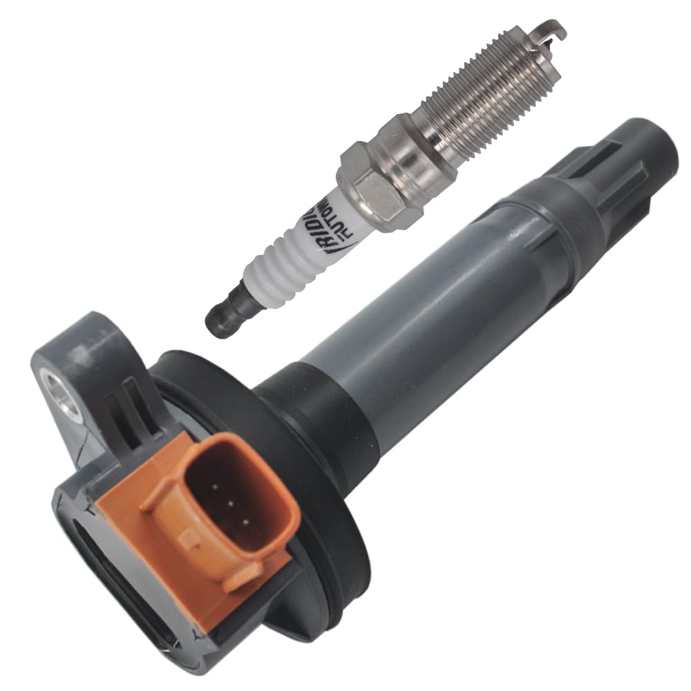 6-Pack Ignition Coil & Iridium Spark Plugs Set - Compatible with Ford F150 Ecoboost 3.5L V6 Turbo (2011-2016), Expedition, Explorer, Flex, Transit & Lincoln MKS, MKT, Navigator - High Performance Engine Parts for Smoother Acceleration & Better Fuel Efficiency