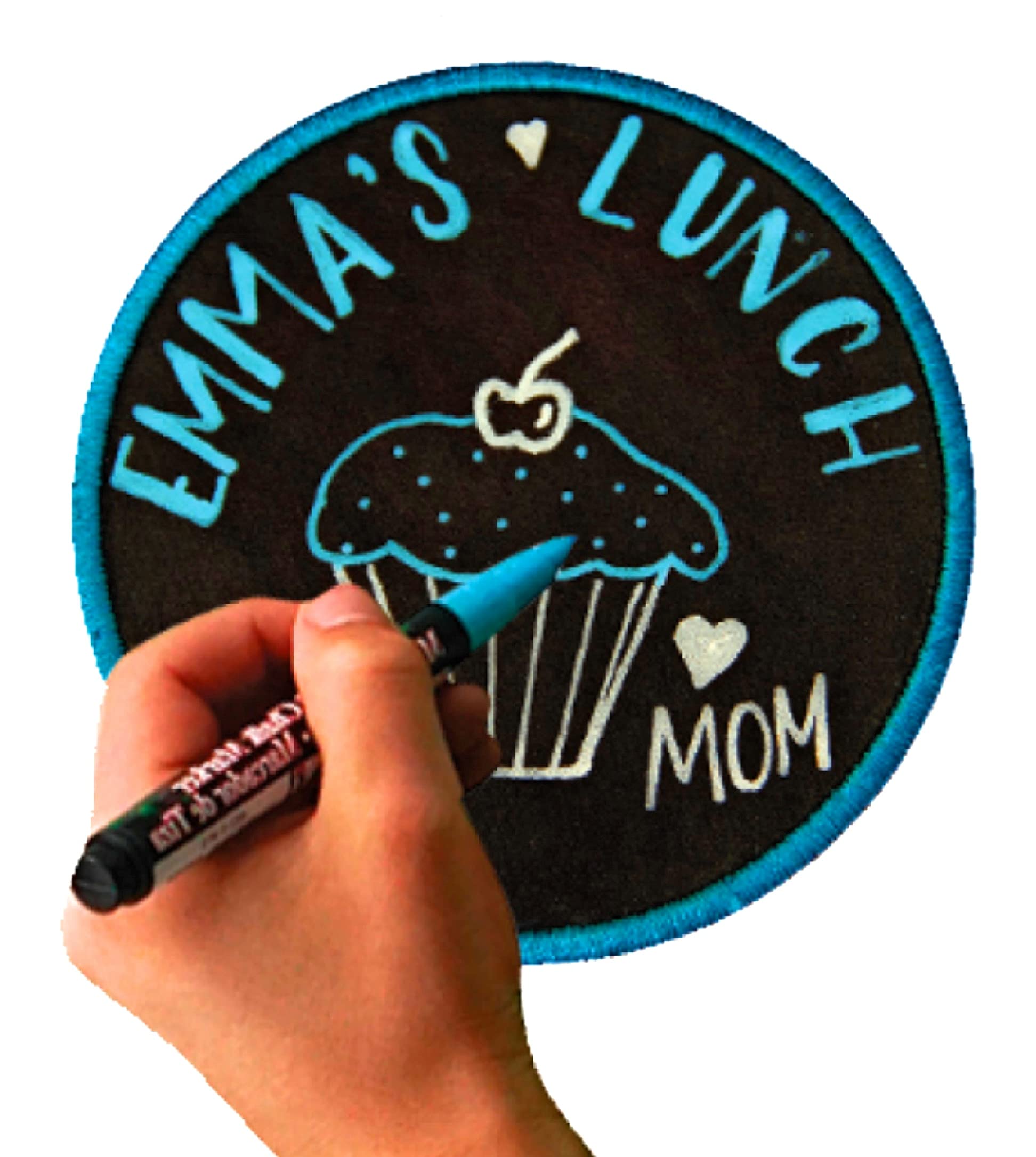 Reusable Chalkboard Sticker for Laptops, Lockers & Lunch Boxes - Includes 2 Chalk Markers - Perfect for School, Office & Home Organization