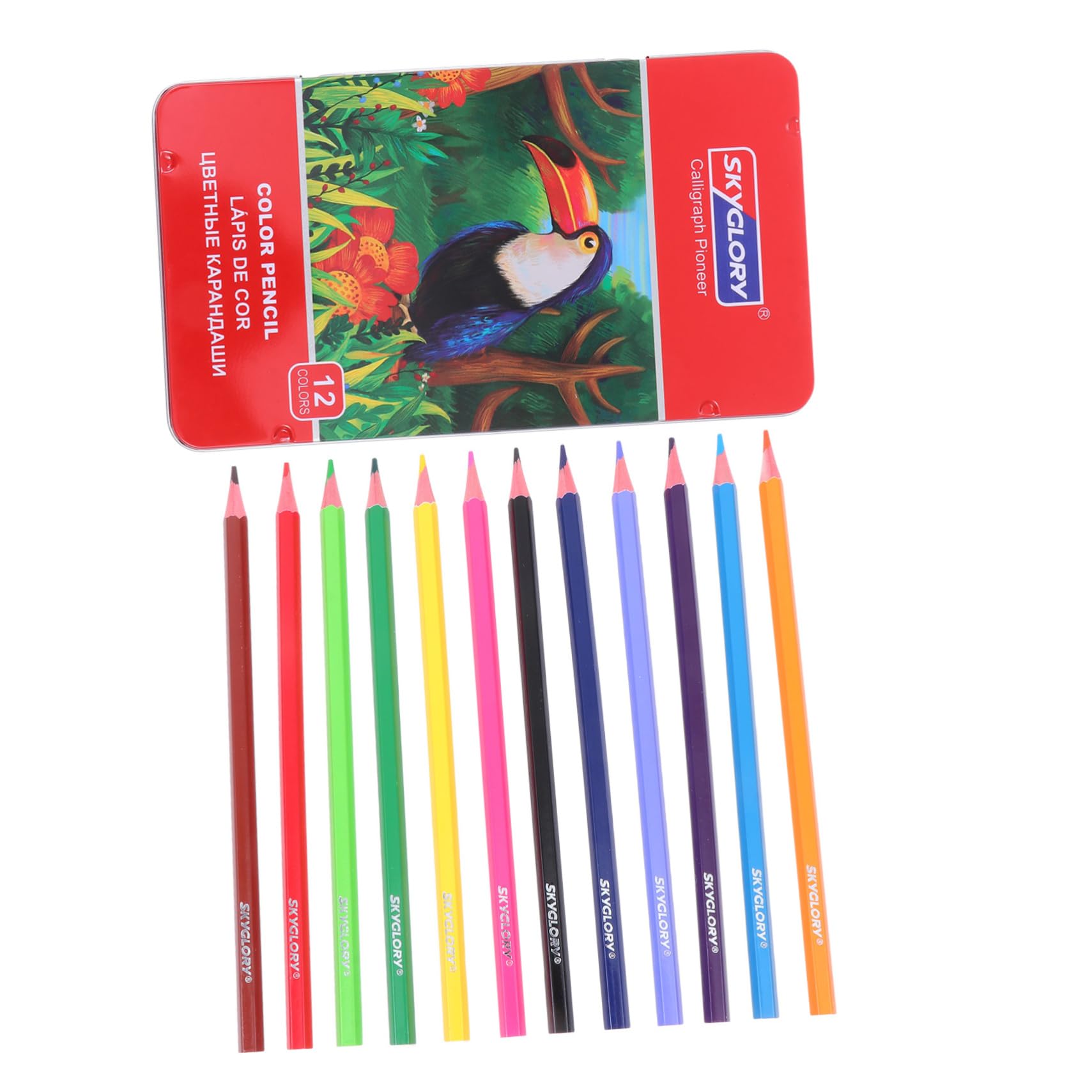 VILLFUL 12/24/36 Pack Professional Colored Pencils for Artists - Vibrant Wooden Drawing Pencils with Smooth Shading - Perfect for Sketching, Coloring Books & Adult Art Therapy