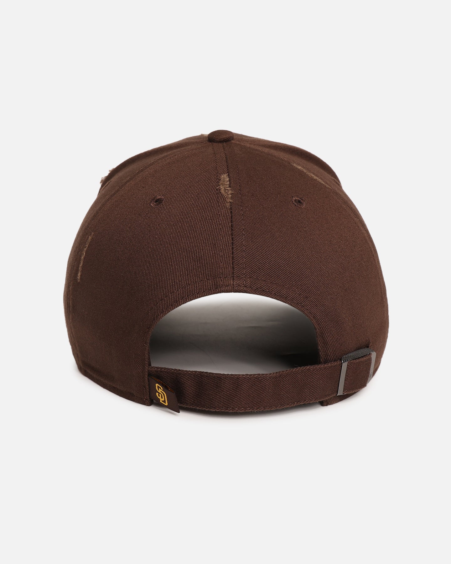 47 Brand San Diego Padres 'Destruct Gothic Visor' Adjustable Strapback Hat - Brown/Brown for Baseball Games & Outdoor Activities