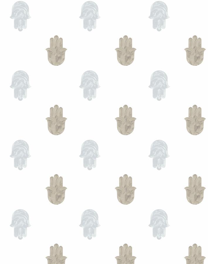 Wallshoppe 'Home Om' Neutral Wallpaper - Perfect for Living Rooms, Bedrooms & Meditation Spaces
