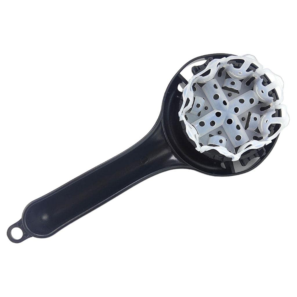 Fenteer Coffee Machine Cleaning Brush for 57-59mm Brew Head - Durable Black Espresso Portafilter Brush for Keurig, Nespresso & Espresso Makers - Perfect for Baristas & Home Coffee Lovers