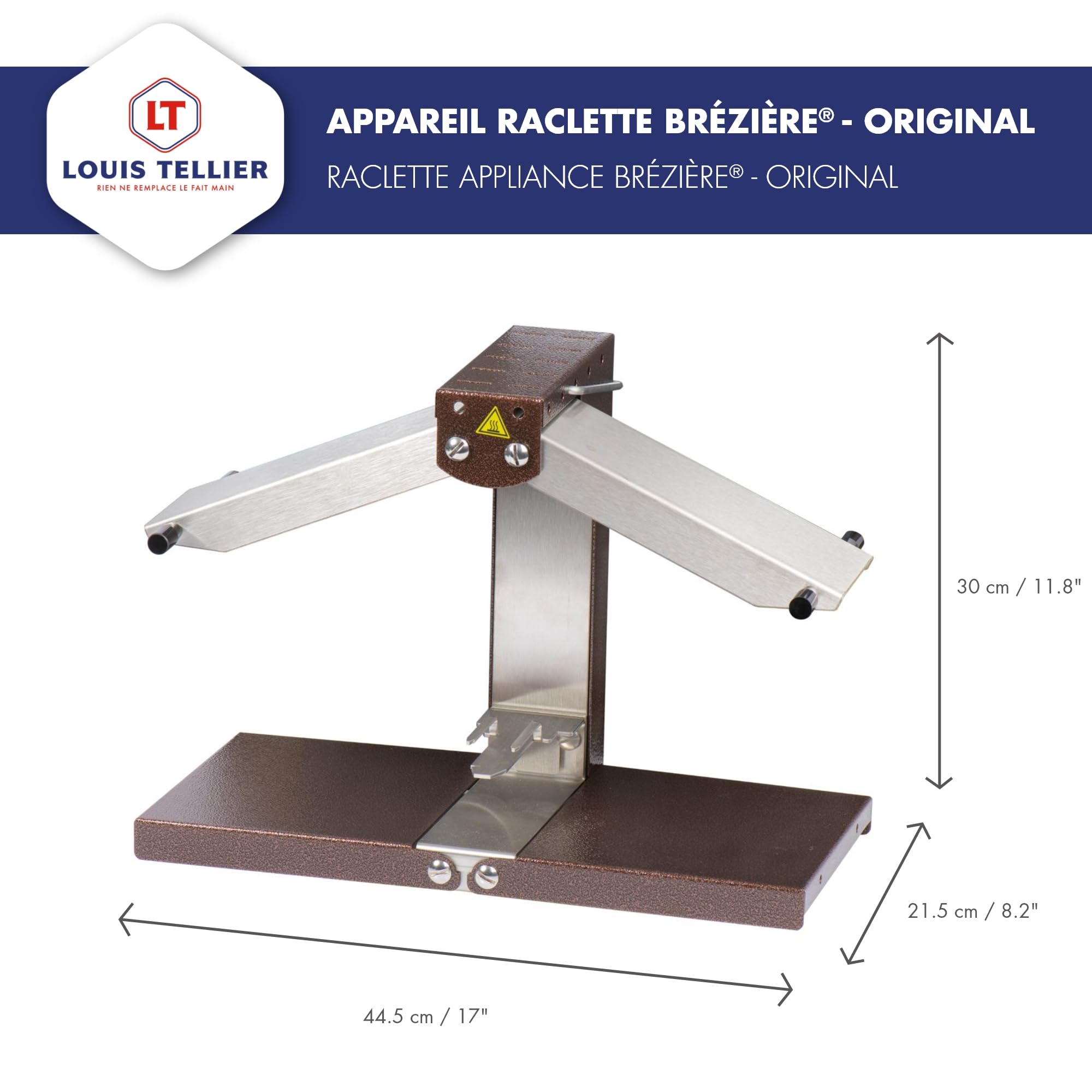 Original BRON COUCKE Raclette Cheese Melter 