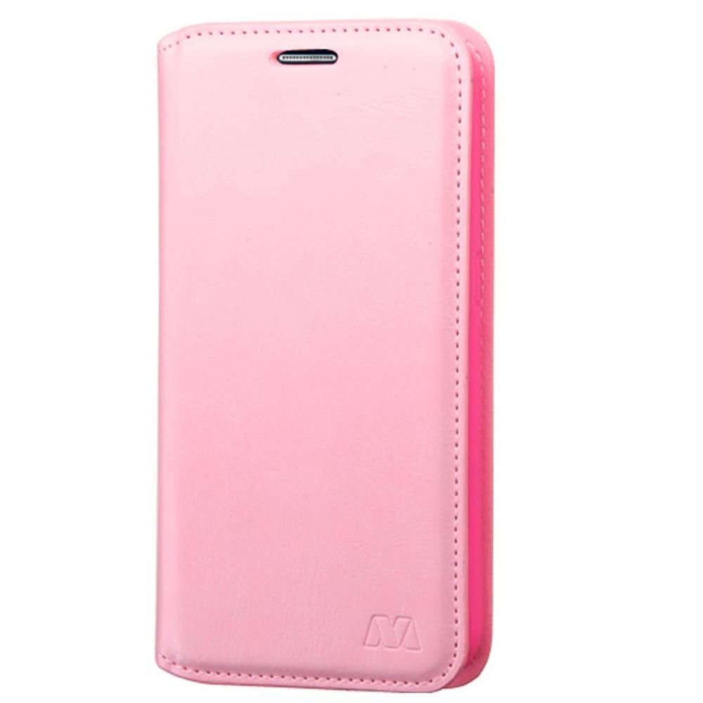 Samsung Galaxy S6 Wallet Case with Card Holder & Stand - Pink MyJacket Protective Cover for Credit Cards & Cash - Perfect for Work, Travel & Everyday Use