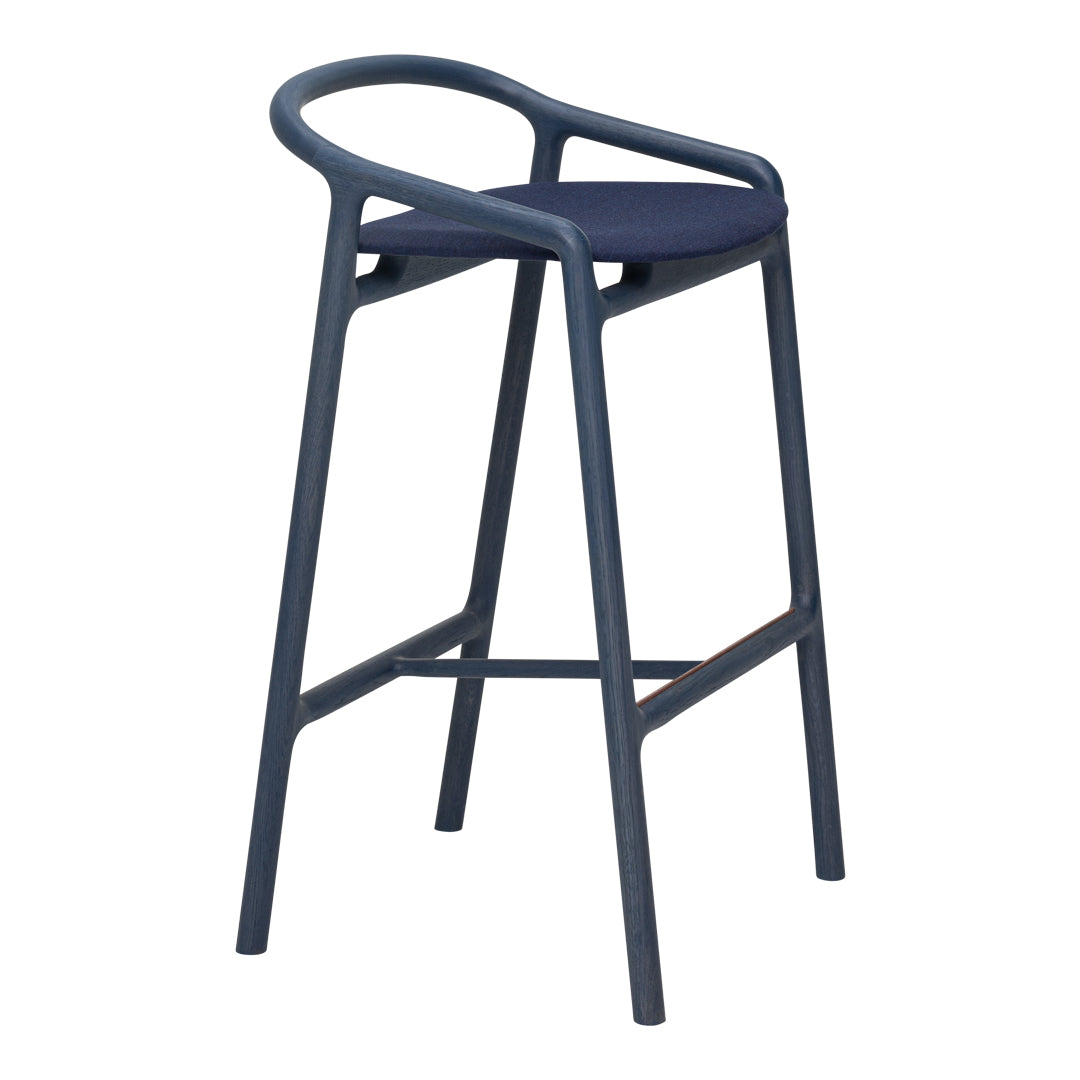 Premium Brioni Bar Stool - Modern Kitchen & Counter Height Stool with Backrest - Adjustable Height & Padded Seat - Perfect for Home Bars, Kitchen Islands & Breakfast Nooks - Durable & Stylish Dining Stool for Indoor Use
