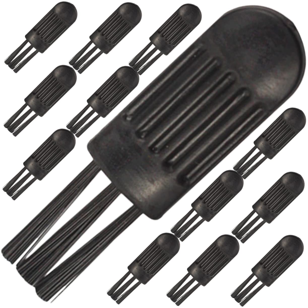 100pcs Razor Trimmer Beard Hair Cleaner - Keyboard & Laptop Cleaning Brush Set for Hair Clippers, Shavers & Electronics - Perfect for Grooming, Keyboard Dusting & Gap Cleaning