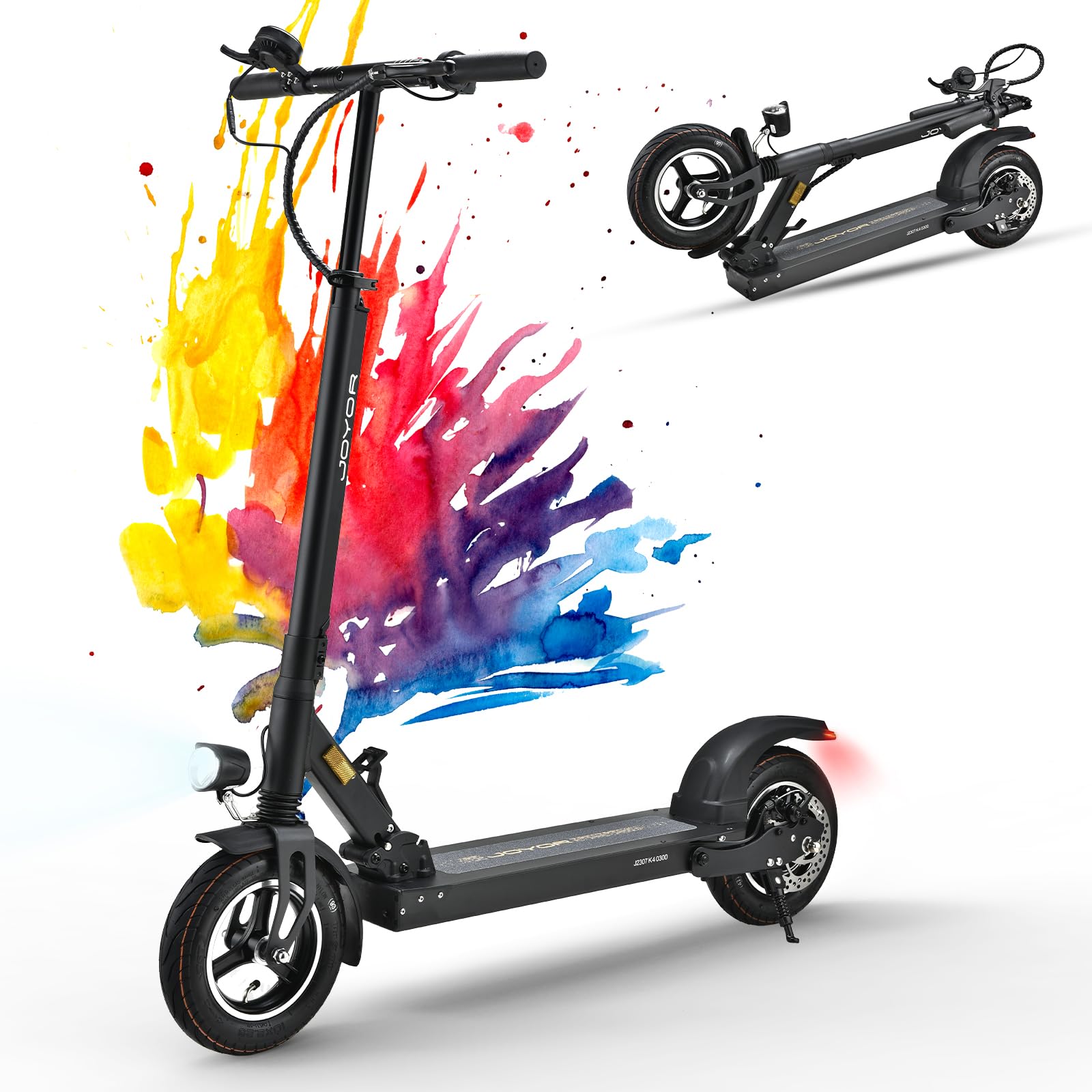 JOYOR Y6S Electric Scooter for Adults - 500W Motor, 48V 18Ah Battery, 55-75km Range, 10