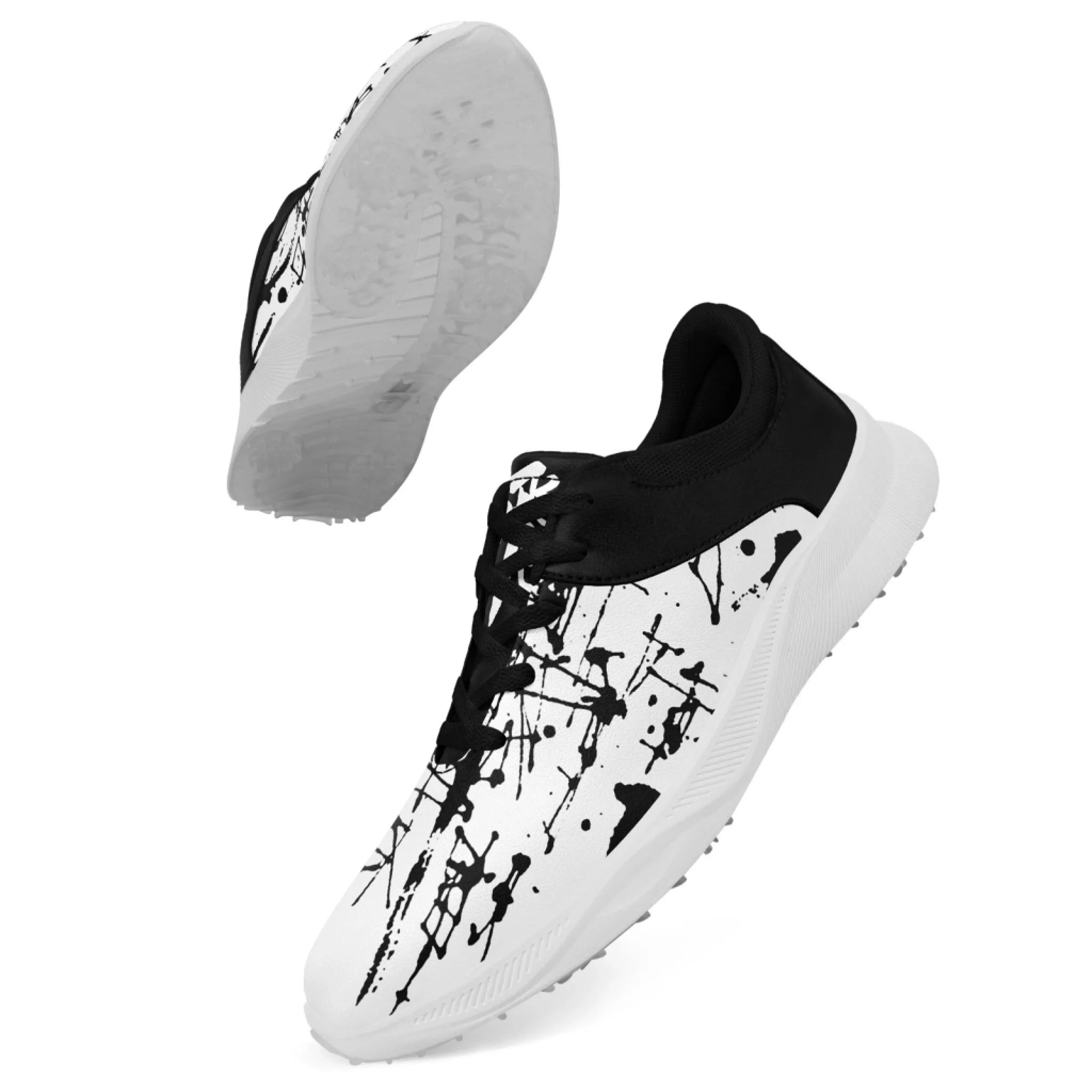 Custom Golf Performance Sneakers for Men & Women - Personalized Durable Athletic Shoes for POD Resellers - Lightweight Comfortable Design for Golfing, Running & Casual Wear (FN062 25020099 6)