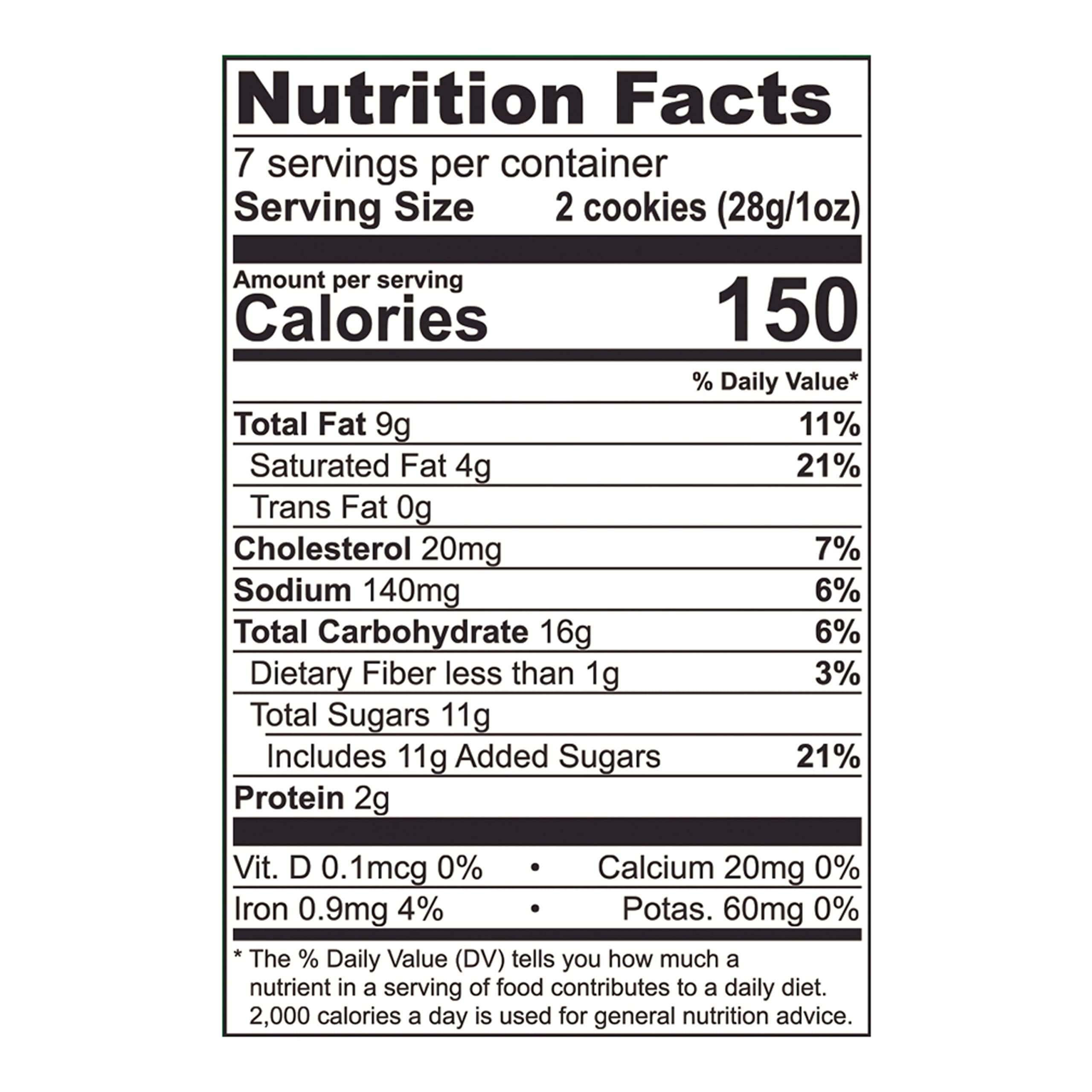 Tate's Bake Shop Walnut Chocolate Chip Cookies - 7 oz Pack | Crunchy Homemade Style Cookies with Walnuts & Chocolate Chips | Perfect for Snacking, Gifts & Party Desserts