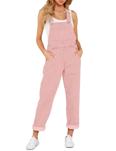 Boyfriend Overalls-pink