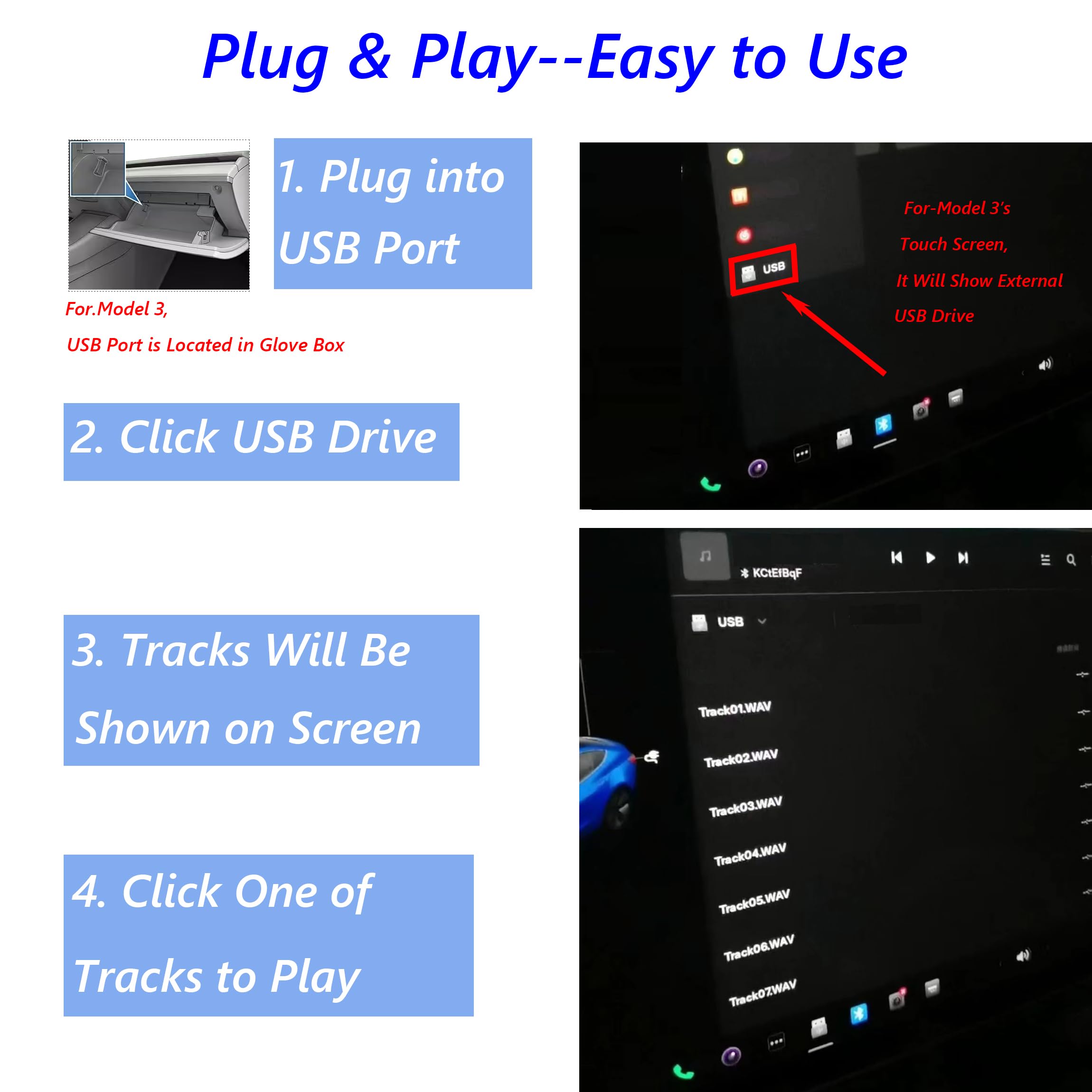 Portable CD DVD Player for Car with USB & AUX Port - External Disc Drive Compatible with Laptop, Desktop, TV & Computer - Plug & Play with Extra USB Extension Cable - Perfect for Road Trips, Home Entertainment & Office Use