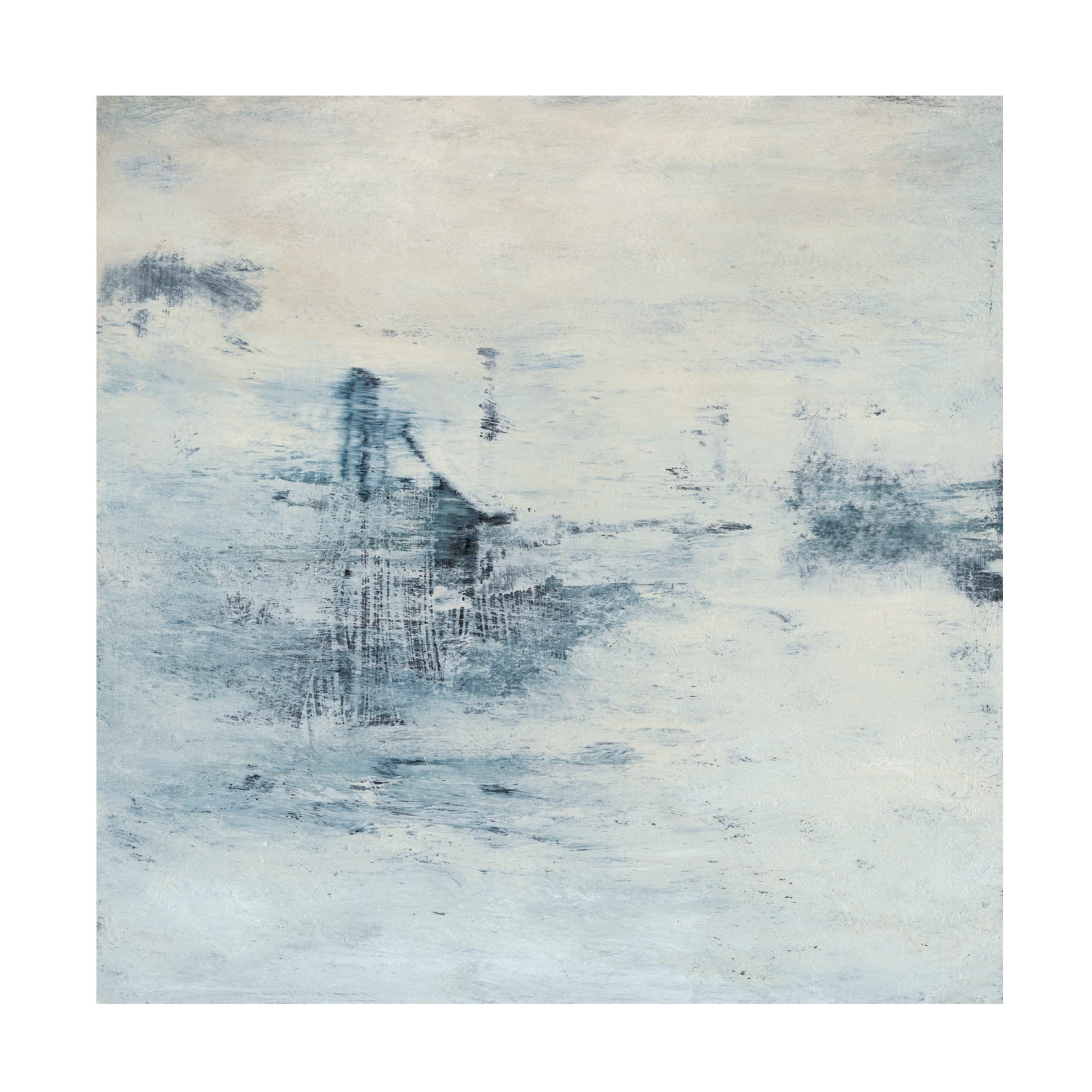 Sharon Gordon 'Fog Lifting V' Canvas Wall Art Print - Modern Landscape Painting for Living Room, Bedroom & Office Decor