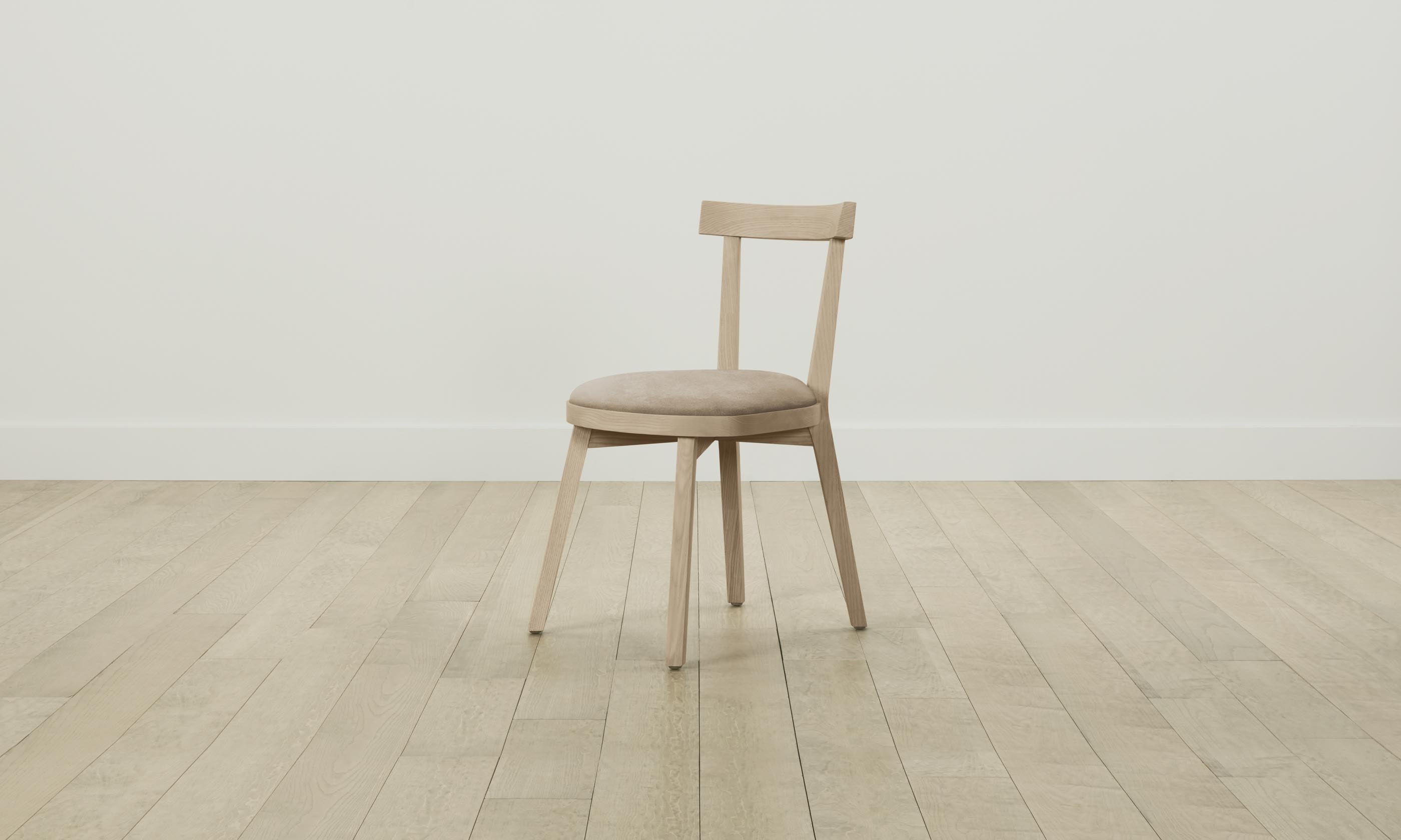 Allen Dining Chair - Performance Velvet Upholstered Side Chair in Taupe - Perfect for Dining Rooms, Kitchens, and Home Offices