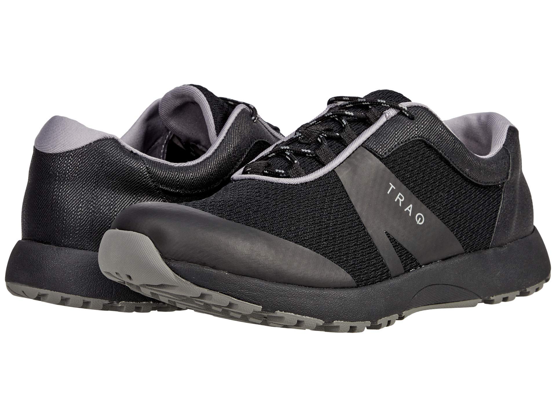 Alegria TRAQ Men's Intent Slip-Resistant Work Shoes TRA-INT-M7001 Black - Comfortable & Durable for Nurses, Chefs & Healthcare Professionals