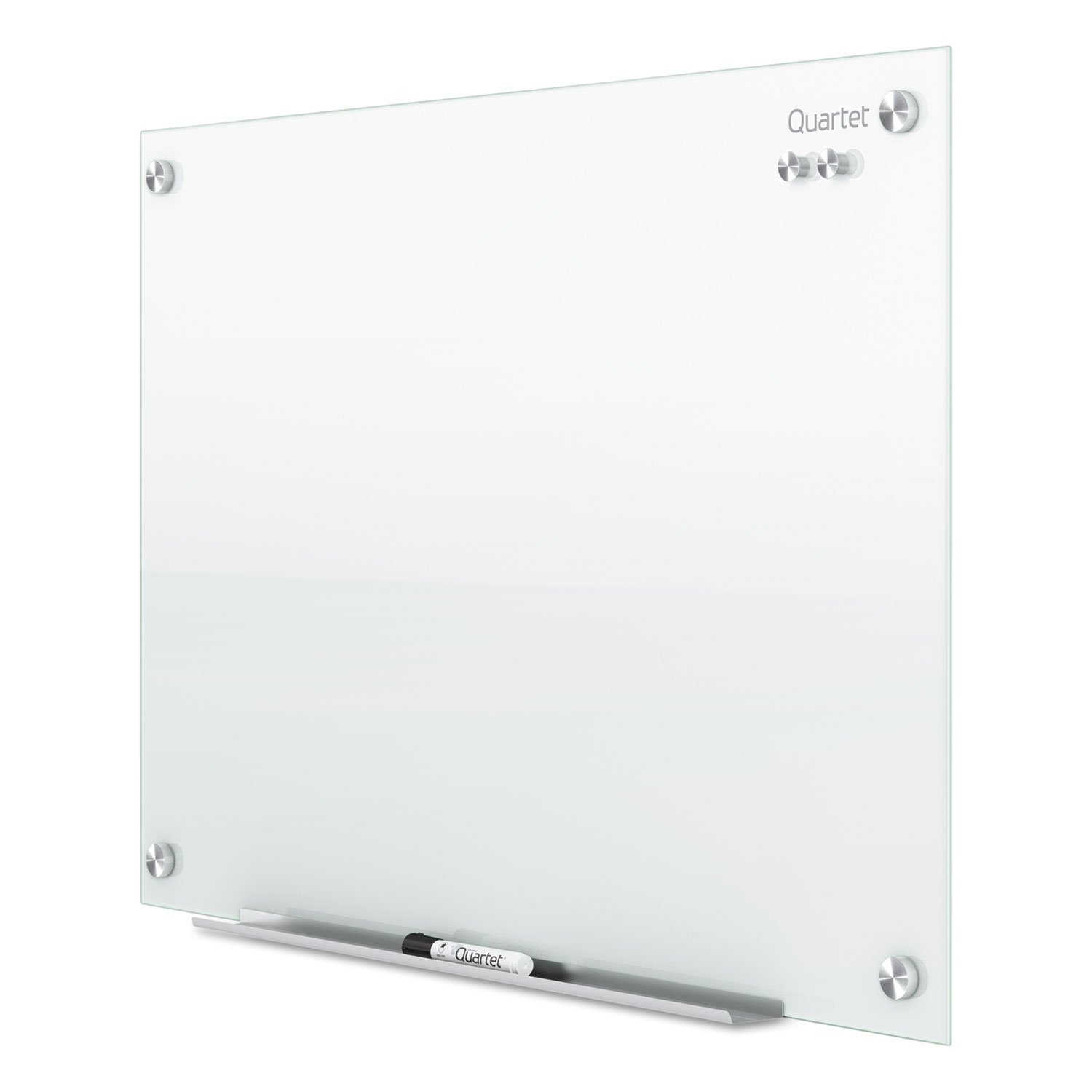 Quartet G3624W Frameless Glass Whiteboard - 3