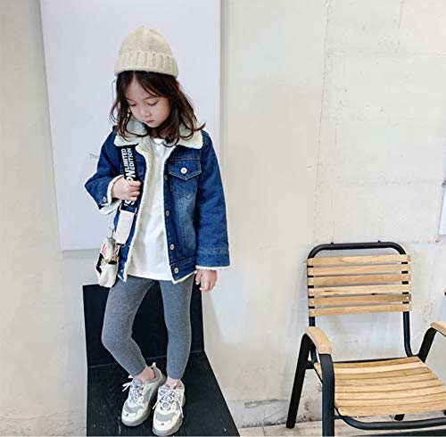 Girls' Denim Jacket for Toddlers & Kids (12 Months-12 Years) - Stylish & Durable Outerwear for School, Play & Everyday Wear