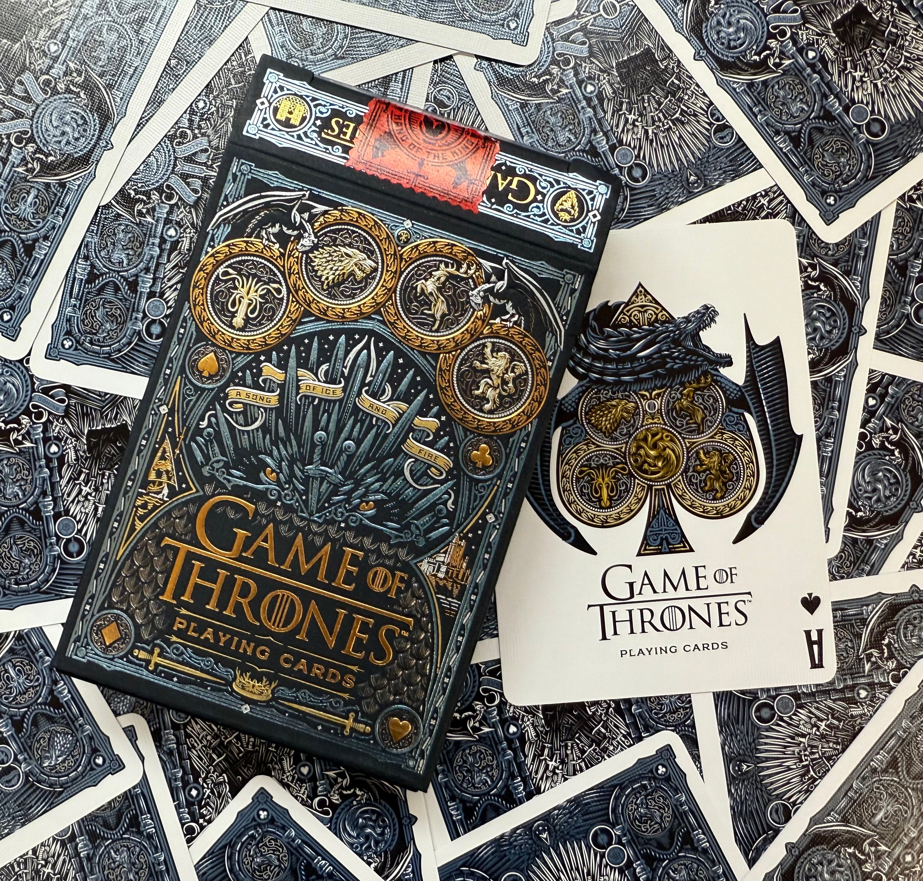 Premium GOT Playing Cards - Official Game of Thrones Themed Deck for Collectors & Fans | Perfect for Game Nights, Gifts, and Themed Parties