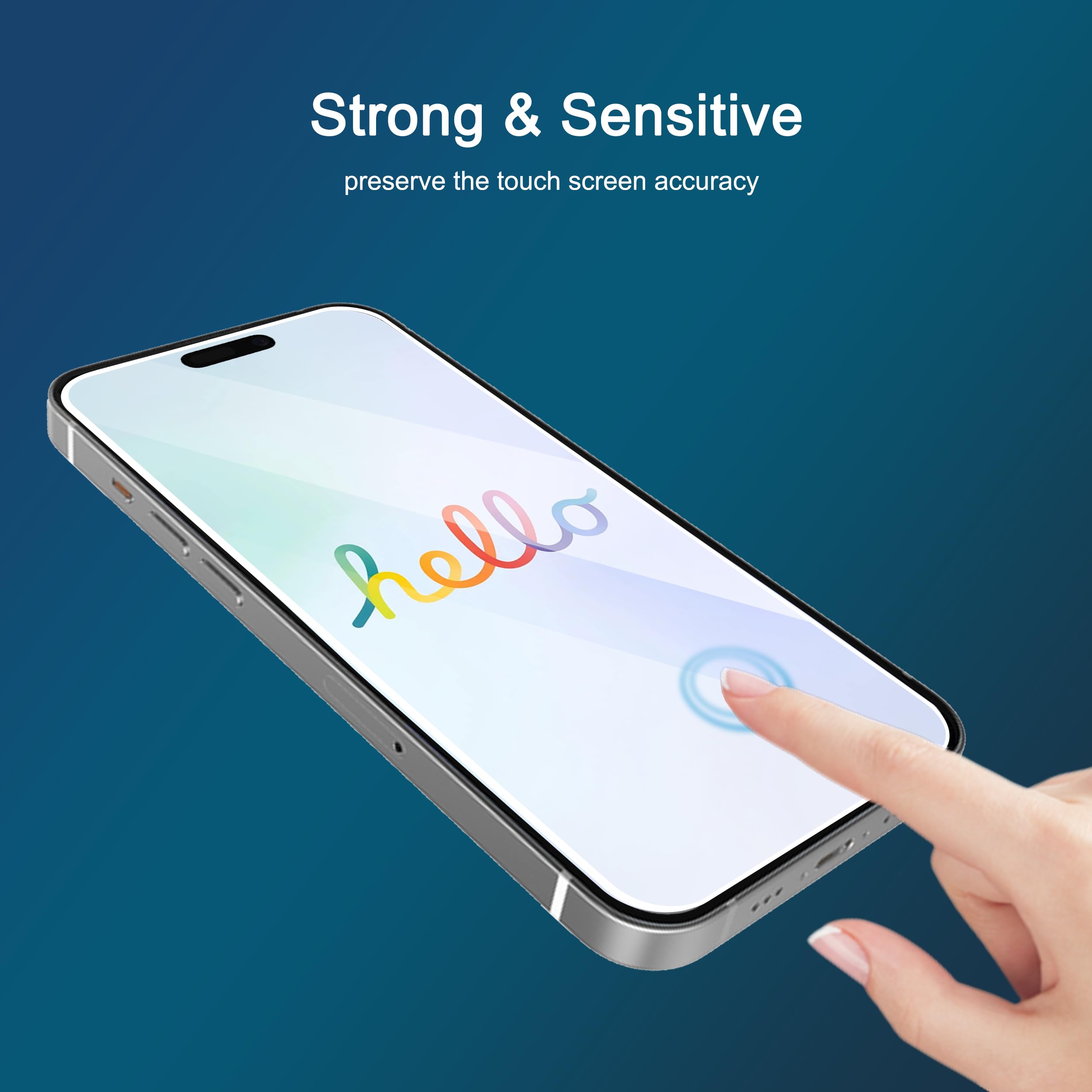 Ailun 3 Pack Tempered Glass Screen Protector for iPhone 16 Plus/15 Plus/15 Pro Max (6.7 Inch) - Dynamic Island Compatible, Case Friendly, HD Clear, Anti-Scratch, Bubble Free [Not for iPhone 16 Pro Max 6.9 Inch] - Perfect for Daily Use, Gaming, and Outdoor Activities