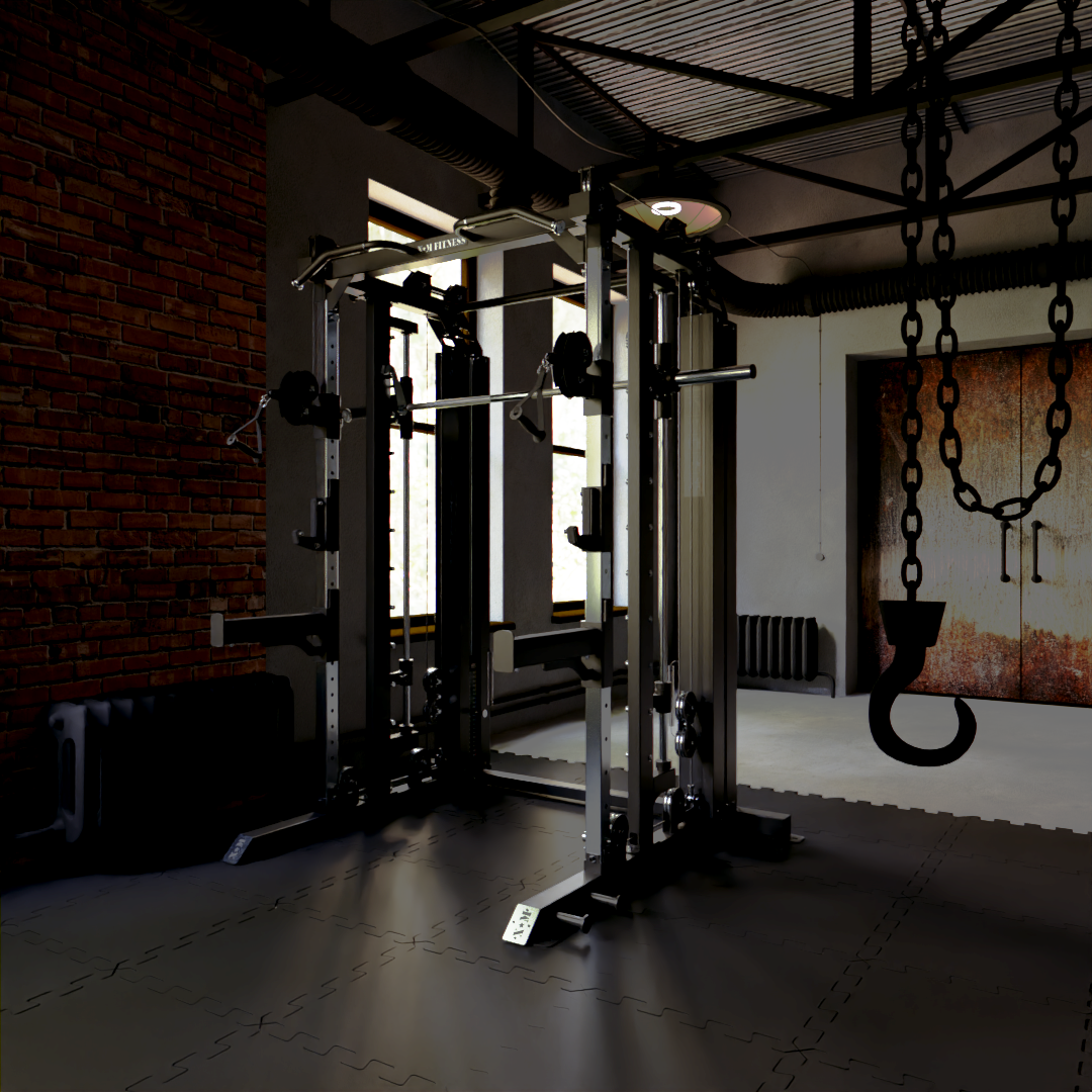 XM FITNESS Smith/Functional V2 - Premium Home Gym Equipment for Strength Training & Functional Fitness | Perfect for Home Workouts & Commercial Gyms