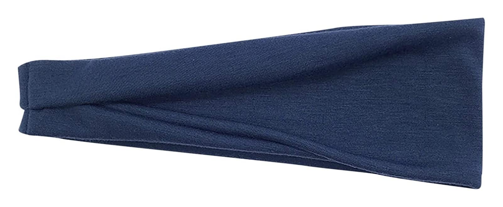 JIEERCUN Women's Yoga Headband - Non-Slip Workout Headband for Running, Sports, Gym & Fitness - Breathable Solid Color Hair Band - Fashion Hair Accessories (Navy Blue, One Size) - Perfect for Yoga, Jogging, Workouts & Active Lifestyles