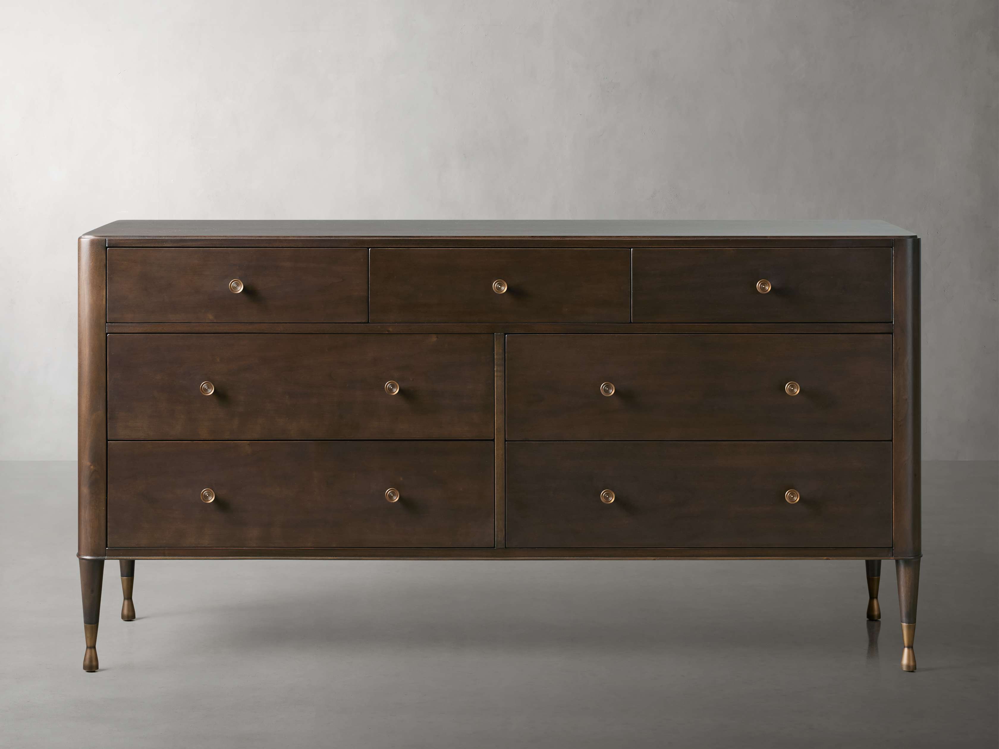 Laurent 7-Drawer Dresser for Bedroom - Modern Wooden Chest of Drawers with Ample Storage Space | Perfect for Organizing Clothes, Accessories & Bedroom Essentials