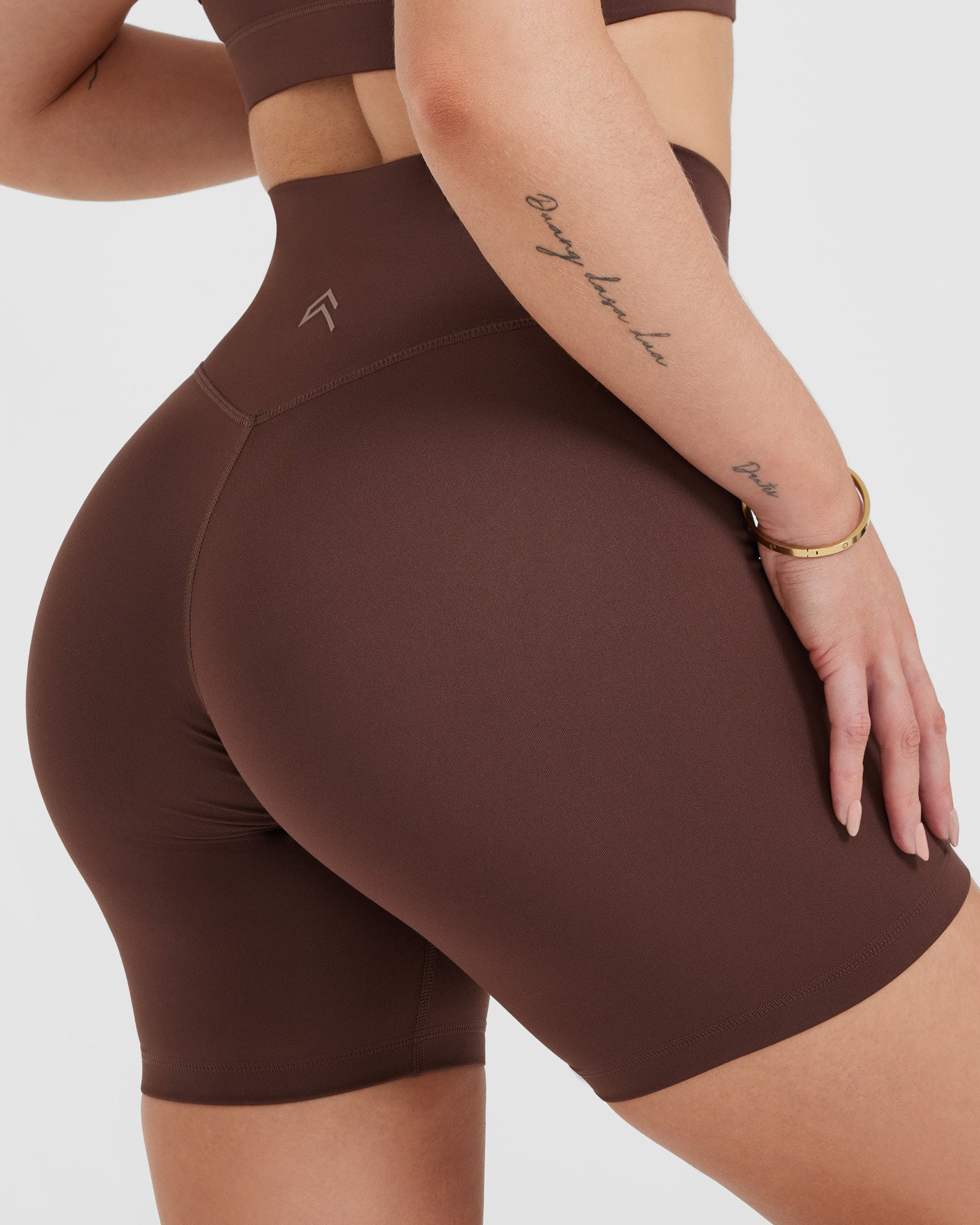 Timeless High Waisted Shorts for Women - 6 Inch Inseam, Comfortable Stretch Denim in Espresso Brown | Perfect for Summer Outfits, Casual Wear & Beach Vacations