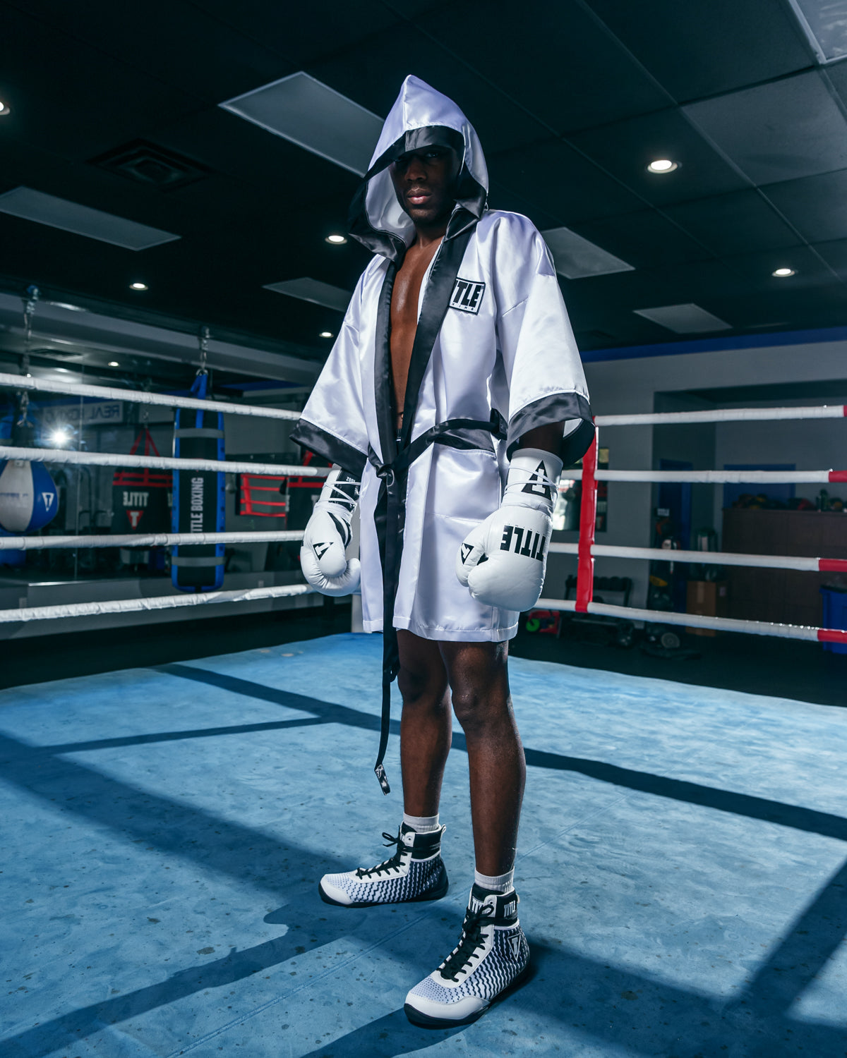 TITLE Boxing Pro Fingertip Training Robe 2.0 - Premium Boxing & MMA Sparring Gear for Fighters & Athletes - Perfect for Gym Workouts, Martial Arts Training & Competition