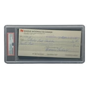 Authentic Maurice Richard Signed Montreal Canadiens Bank Check #170 - PSA/DNA Certified Hockey Memorabilia - Perfect for Sports Collectors & Hockey Fans Display
