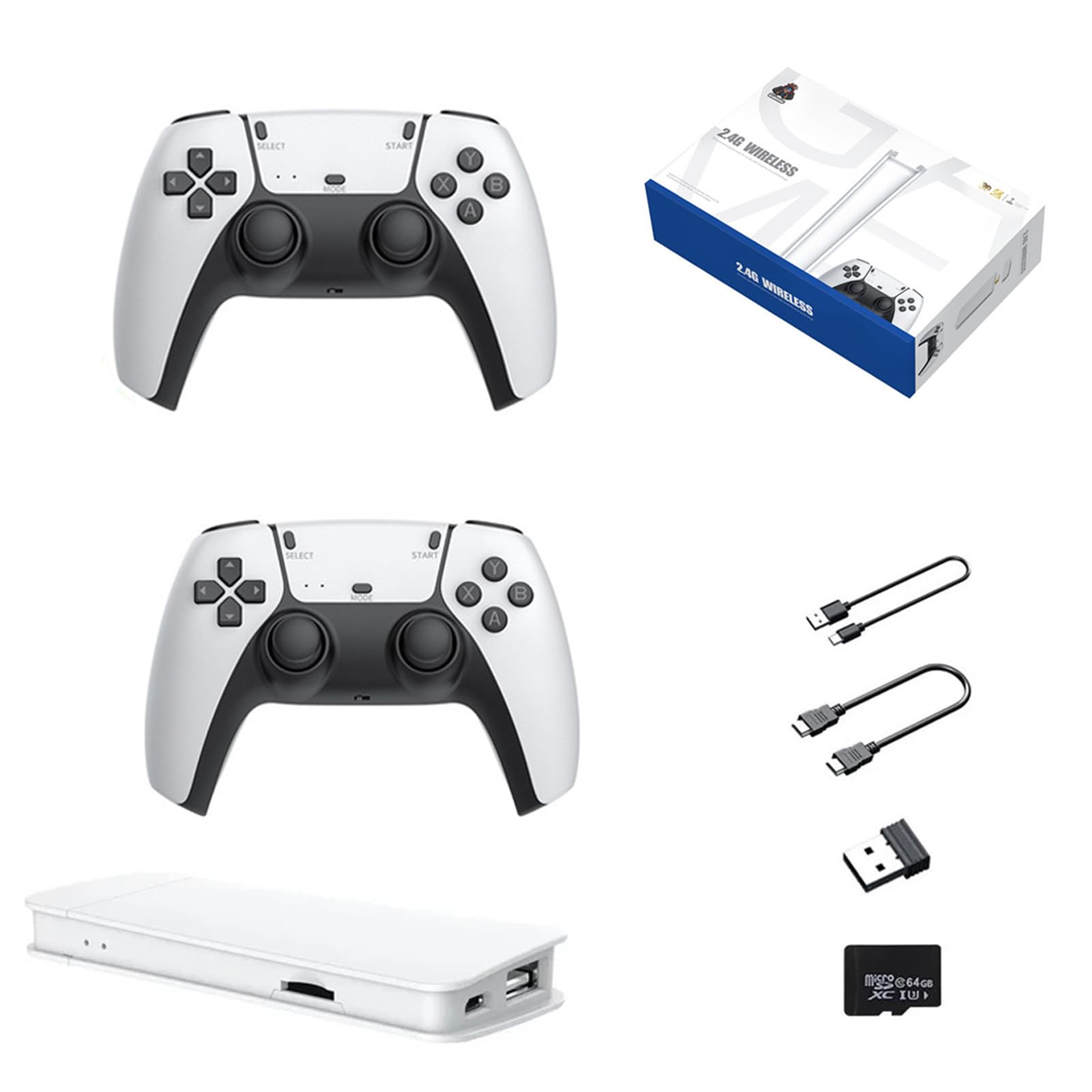 Zeus Retro 4K Gaming Console with 20000+ Built-in Games - Wireless Plug & Play Video Game Stick - Classic Retro Gaming System for TV - Perfect for Family Game Nights & Nostalgic Gaming Experience