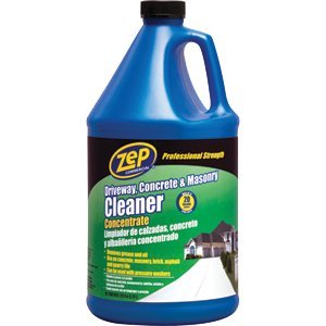 Zep Concrete Cleaner - Heavy-Duty Formula for Stains, Grease & Grime - 1 Gallon - Ideal for Driveways, Garages & Industrial Use